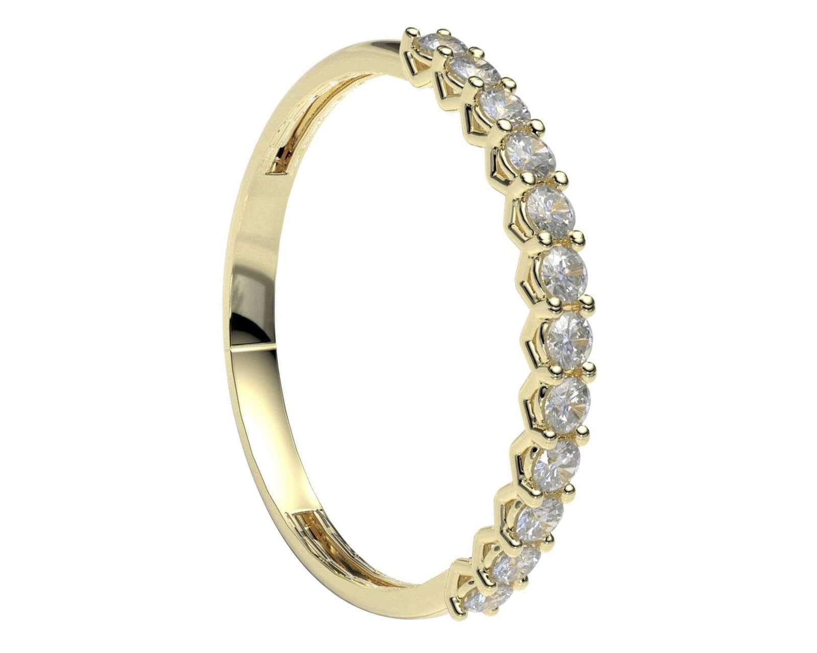 Anillo de Oro de 10K Moments Nro. 7-7.5