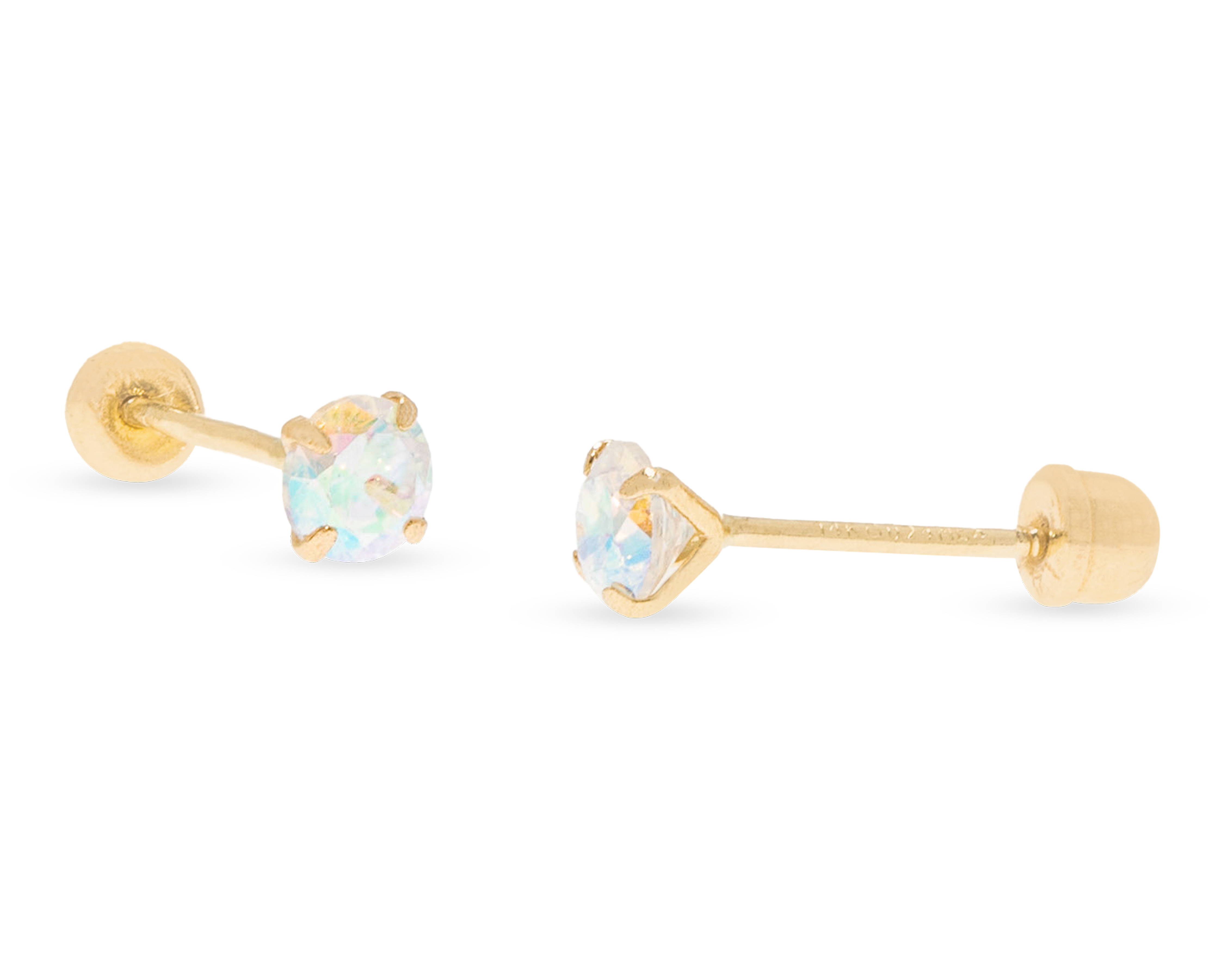 Broqueles de Oro 14K Baby Colors