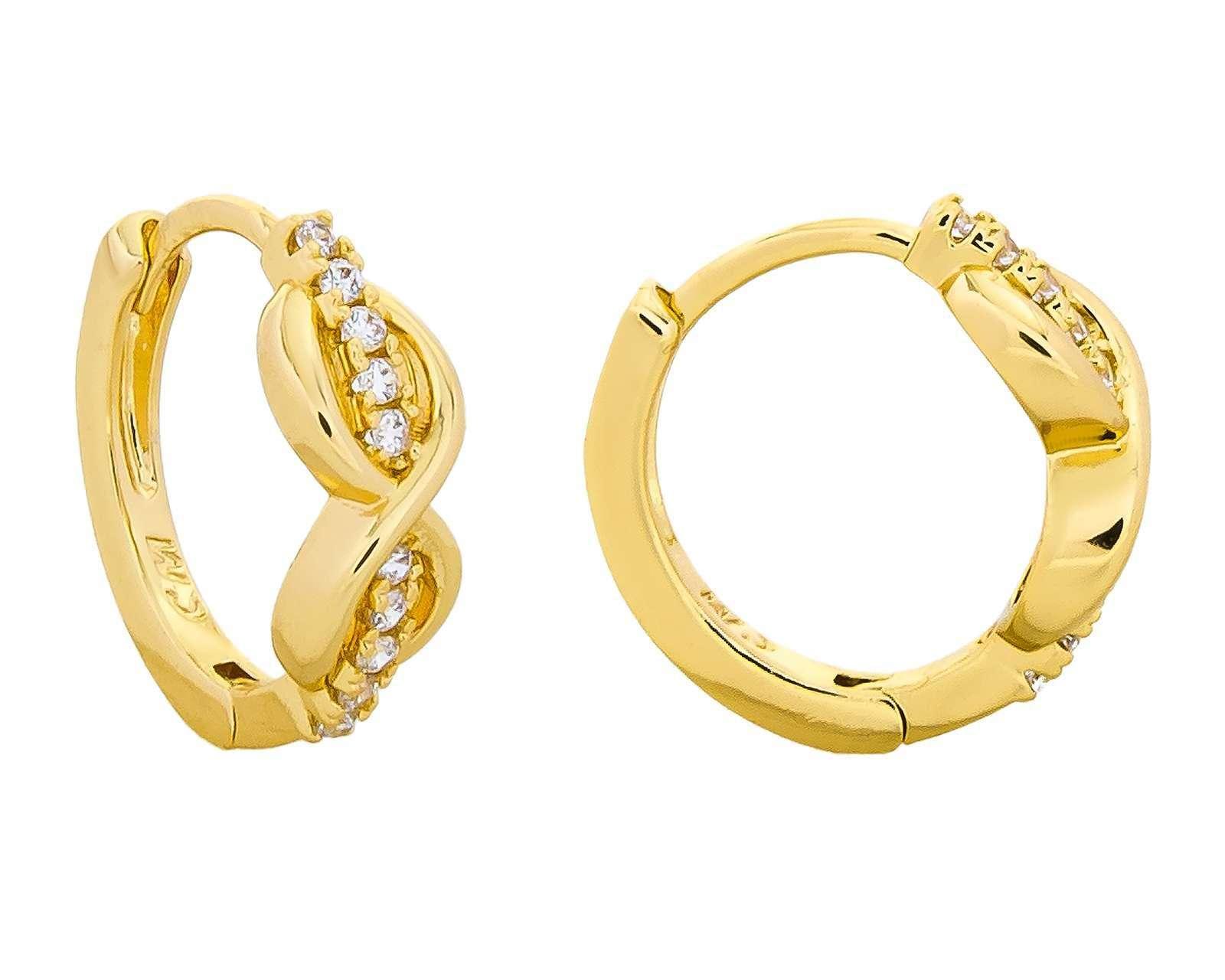 Foto 1 | Foto 1 | Aretes de Chapa de Oro 18K Plafer