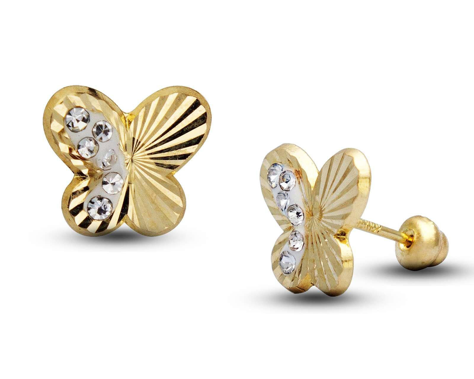 Broqueles de Oro 10K Sentimientos