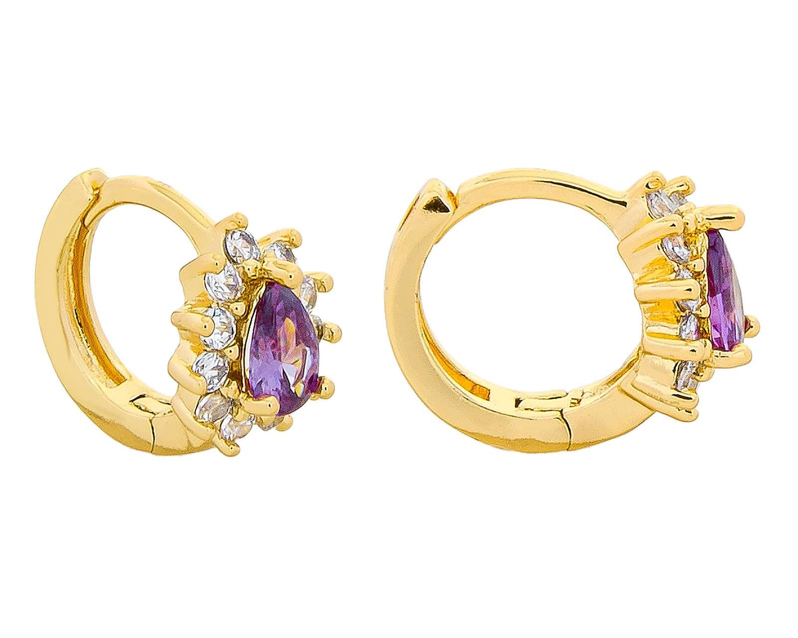 Foto 1 | Foto 1 | Aretes de Chapa de Oro 18K Plafer