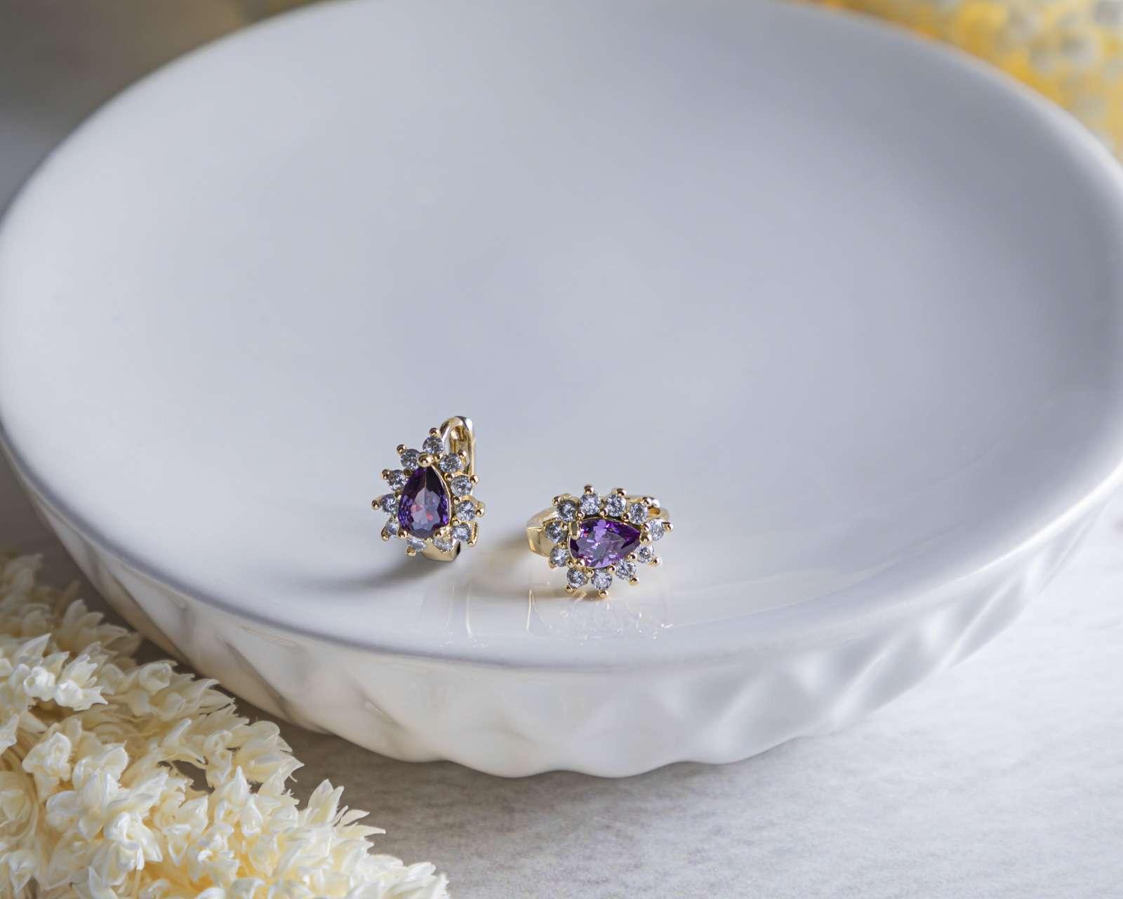 Foto 5 | Foto 5 | Aretes de Chapa de Oro 18K Plafer