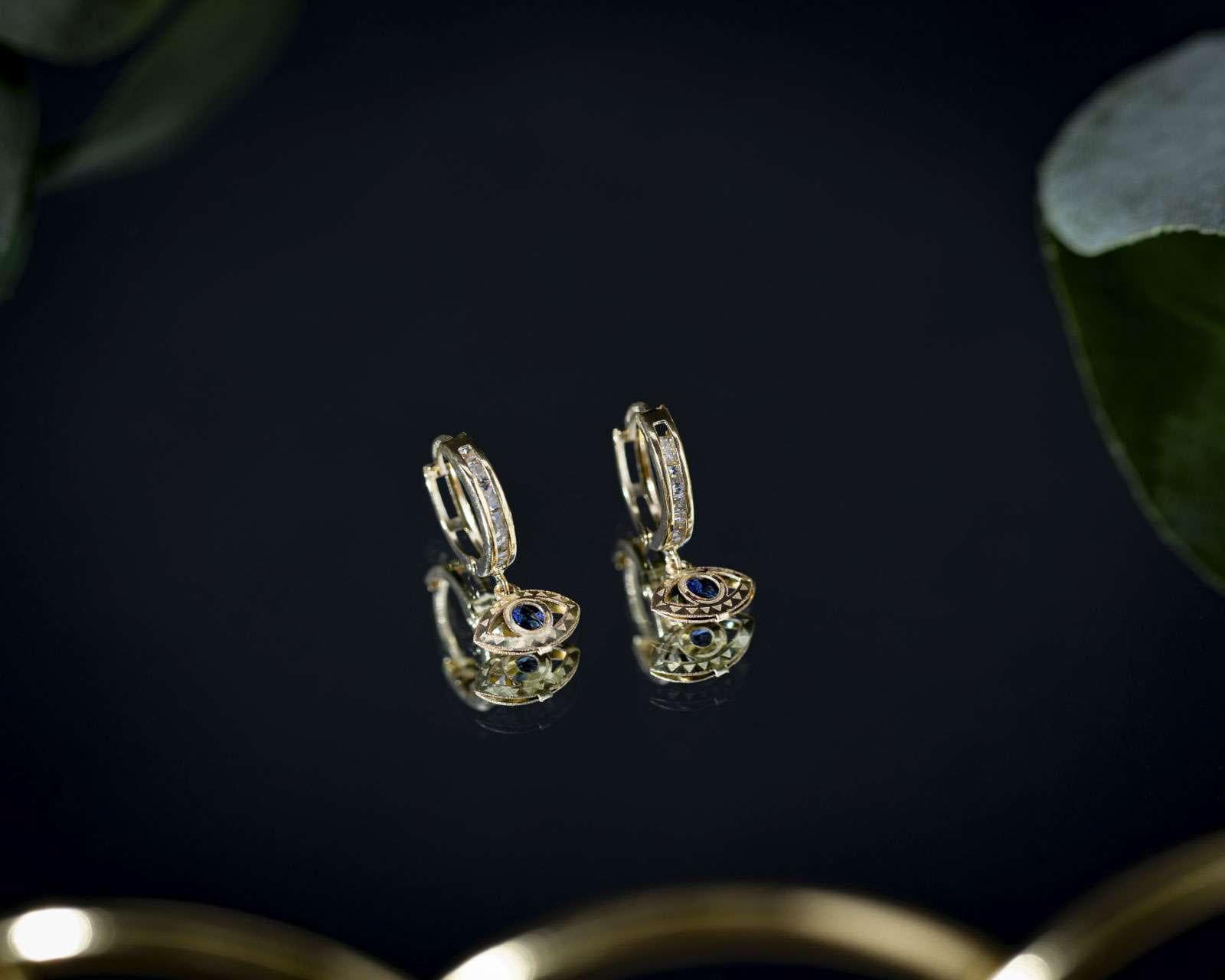 Foto 4 | Foto 4 | Aretes Ojo de Oro 10K Moments