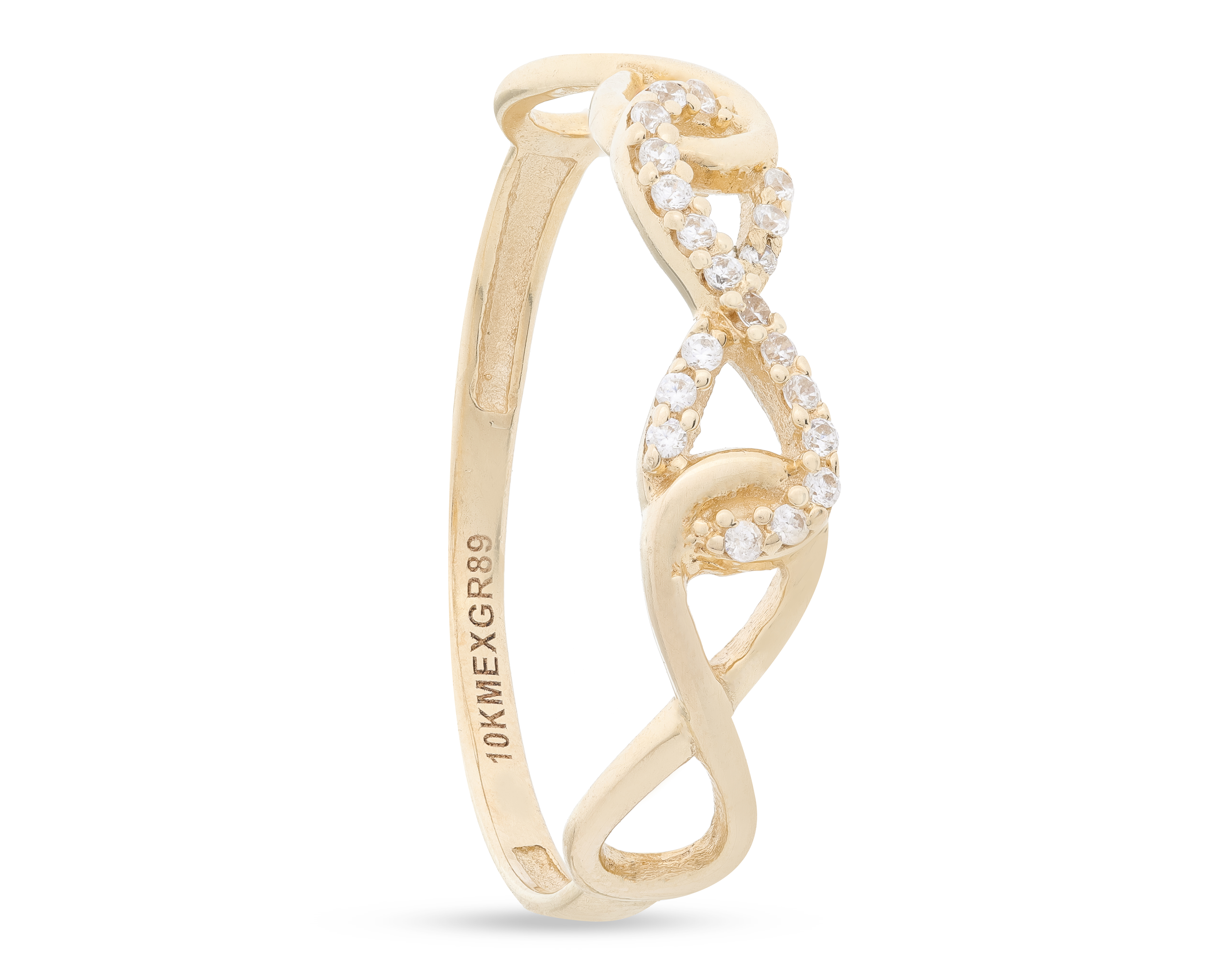 Anillo de Oro 10K Moments Infinito Talla 7