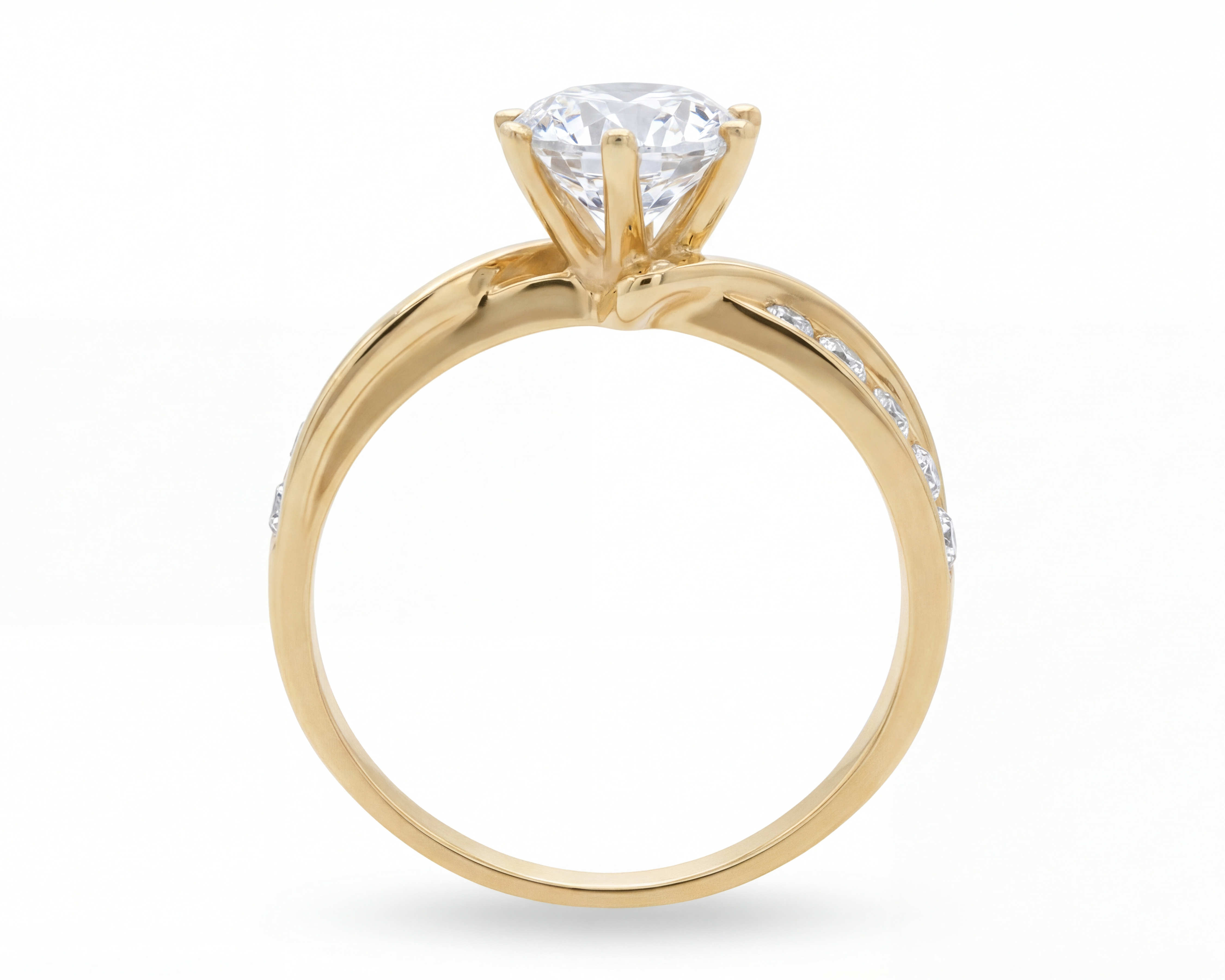 Foto 4 pulgar | Foto 3 | Anillo De Compromiso de Oro 10k Moments Talla 6