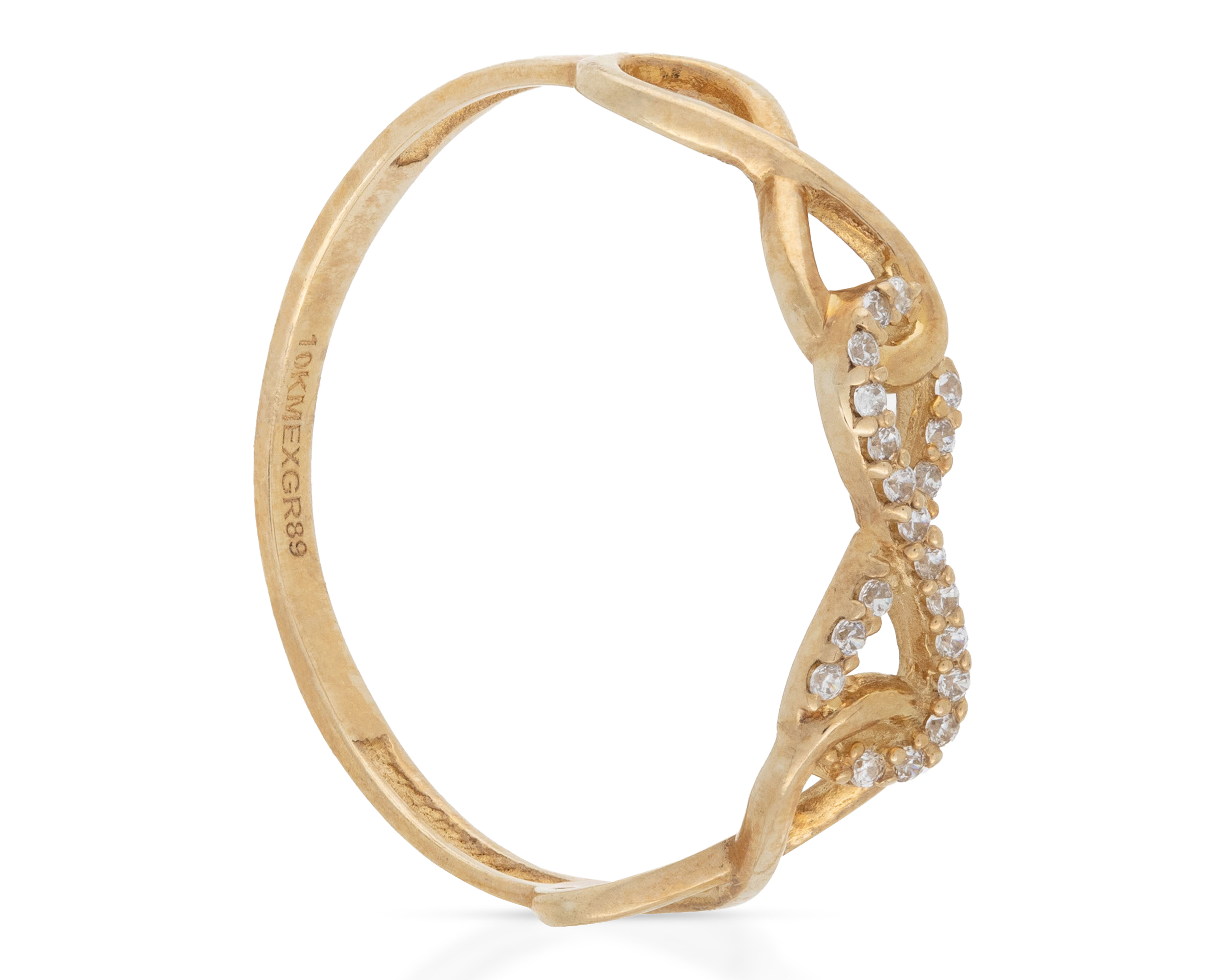 Anillo de Oro 10K Moments Infinito Talla 8-8.5