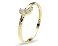 Anillo Luna de Oro 10K Moments Talla 8
