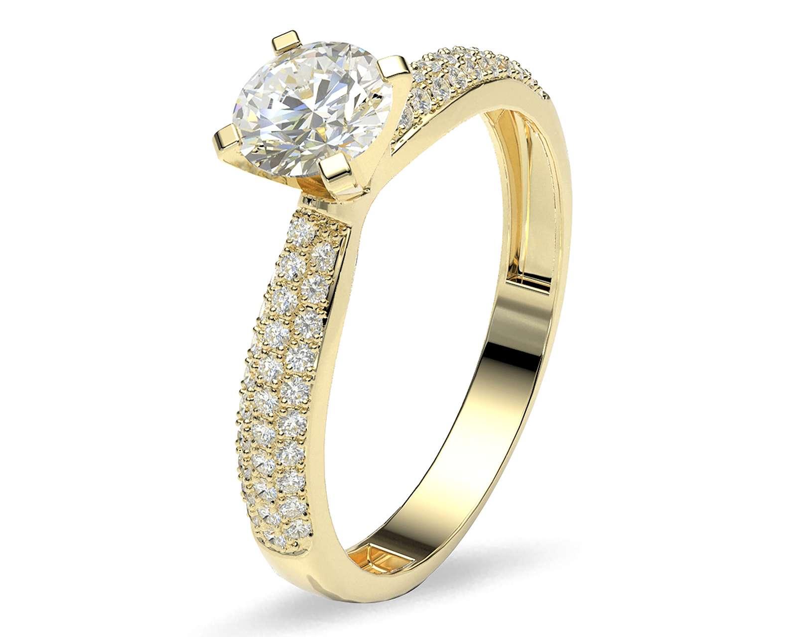 Anillo de Oro 10K Sentimientos Talla 6