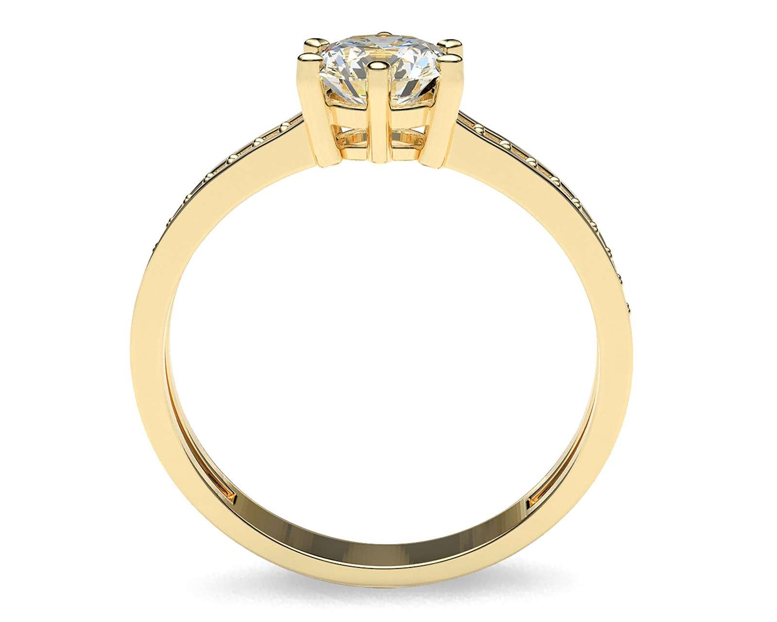 Foto 4 pulgar | Foto 3 | Anillo De Compromiso de Oro 14K Talla 6
