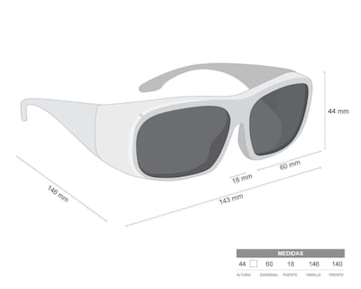 Foto 8 | Foto 8 | Lentes de Sol Eagle Eyes Deportivos Fits Ons Black Negro