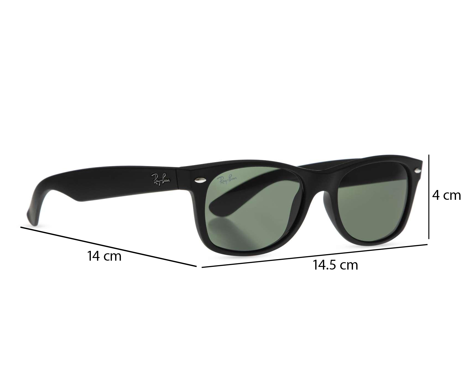 Foto 10 pulgar | Foto 9 | Lentes de Sol Ray Ban Wayfarer Negro