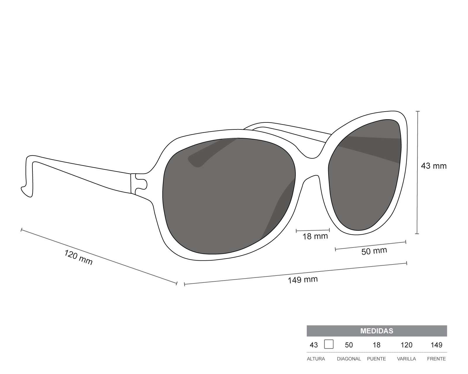 Foto 4 | Foto 4 | Lentes de Sol Eagle Eyes Cuadrados Café
