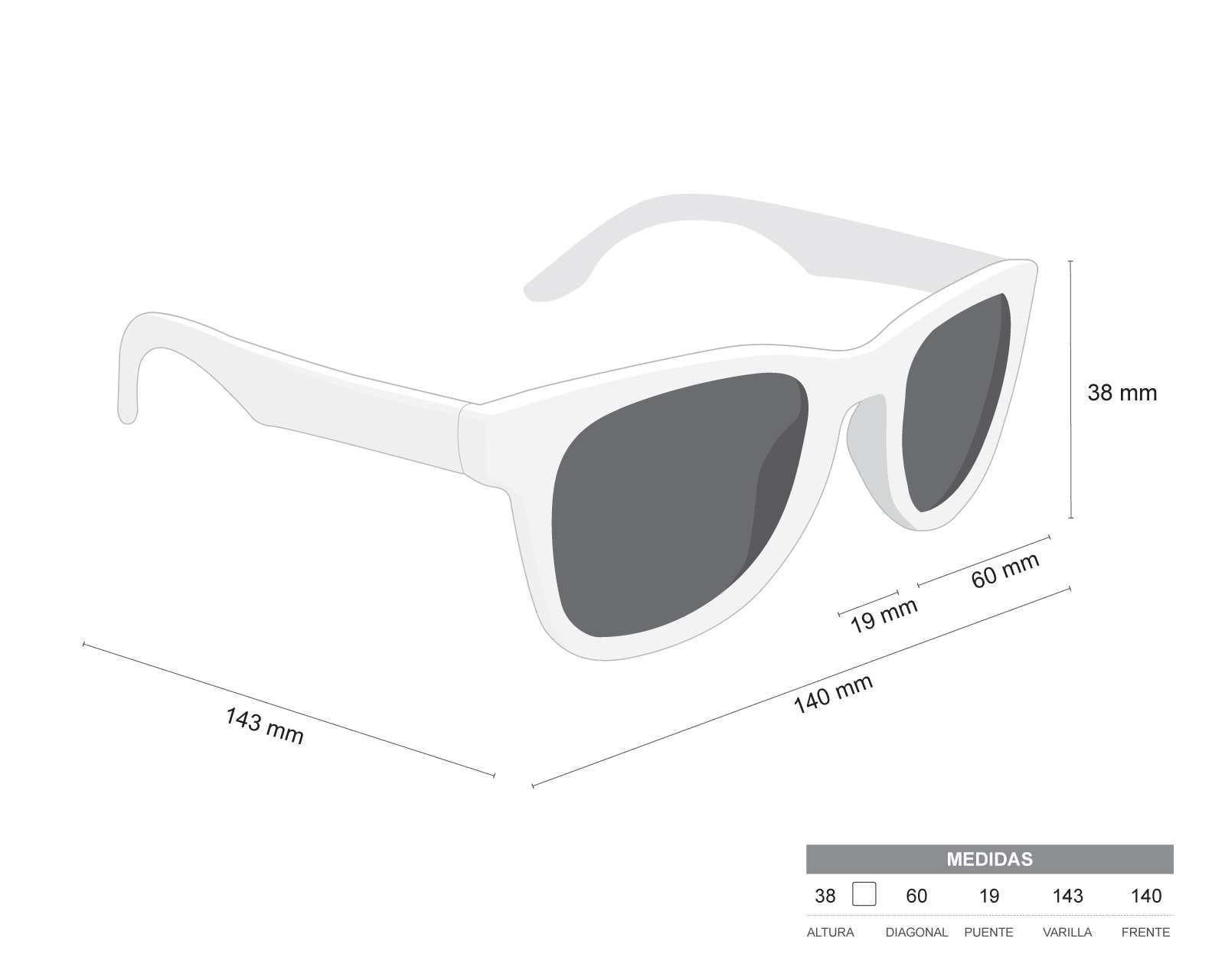 Foto 6 pulgar | Foto 5 | Lentes con Micas 3 en 1 Eagle Eyes Wayfarer Negro