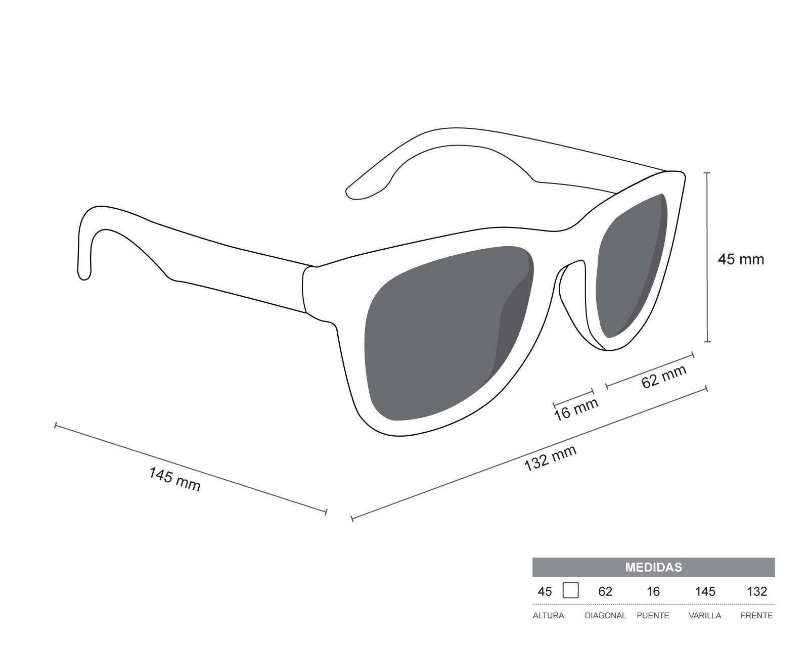 Foto 8 pulgar | Foto 7 | Lentes de Sol Ray Ban Wayfarer Negro