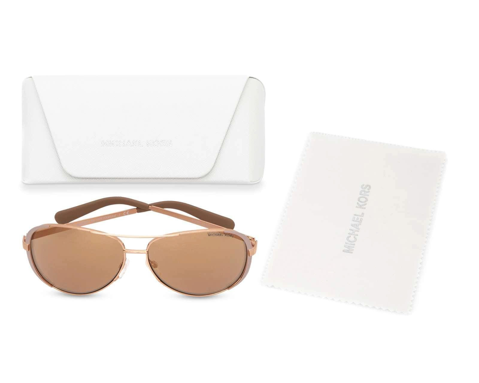Foto 5 | Foto 5 | Lentes de Sol Michael Kors Aviador Oro Rosado