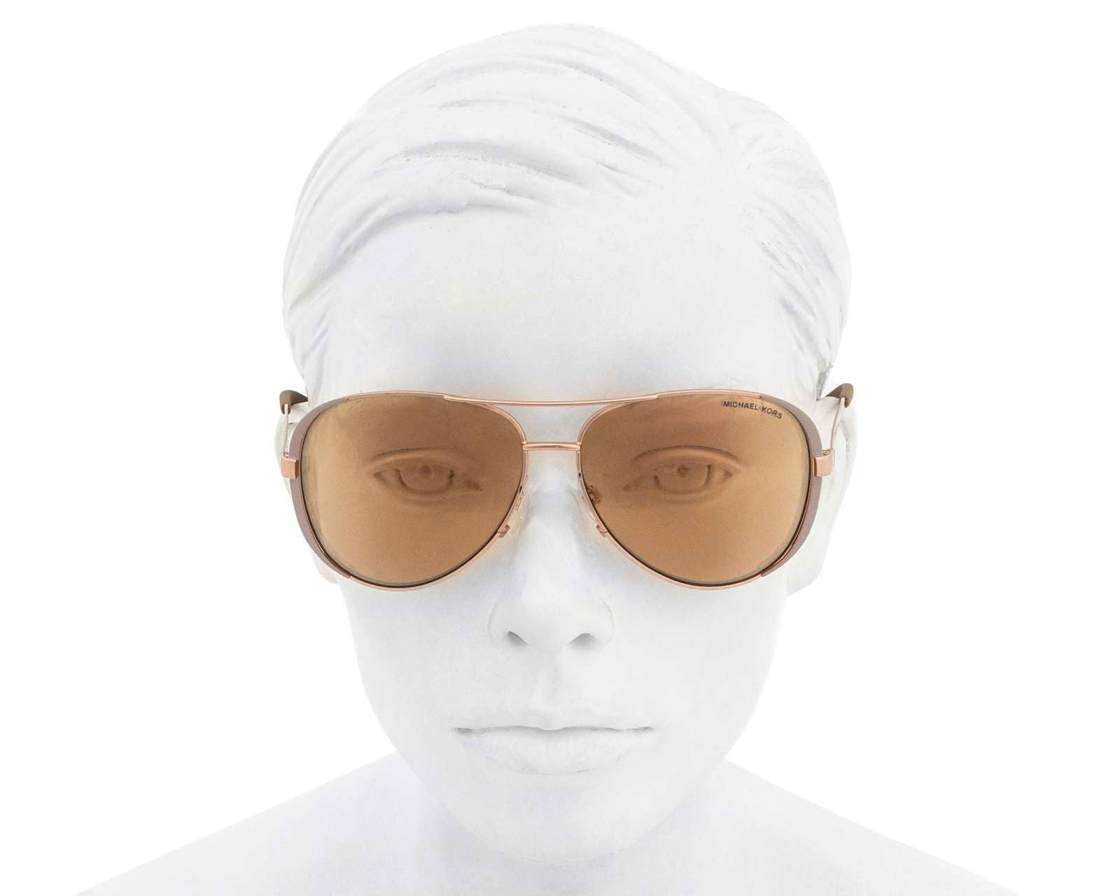 Foto 7 pulgar | Foto 6 | Lentes de Sol Michael Kors Aviador Oro Rosado