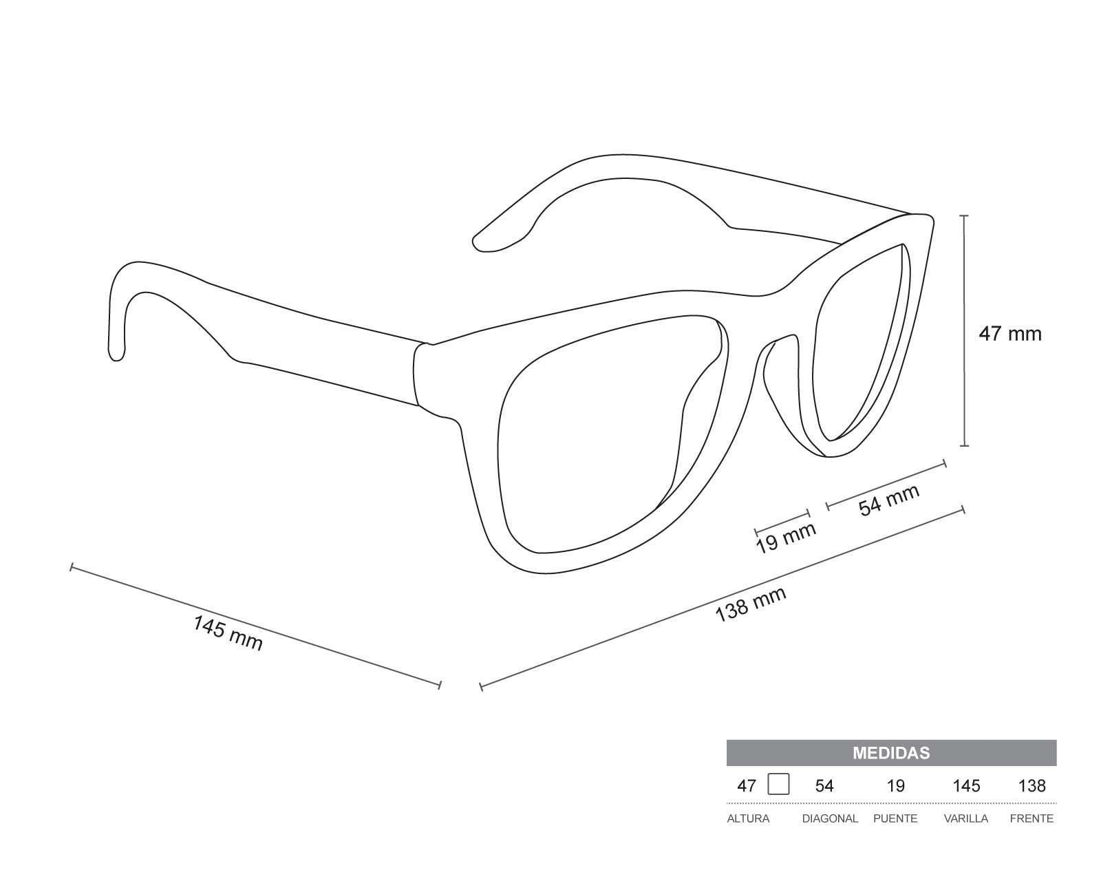 Foto 10 pulgar | Foto 9 | Armazón Oftálmico Bright Vision Wayfarer Negros