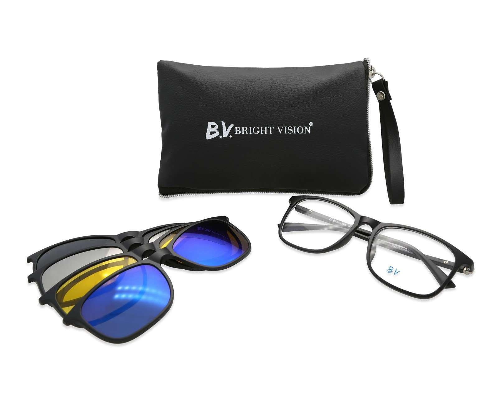 Foto 6 | Foto 6 | Armazón Oftálmico Bright Vision Cuadrados Negros