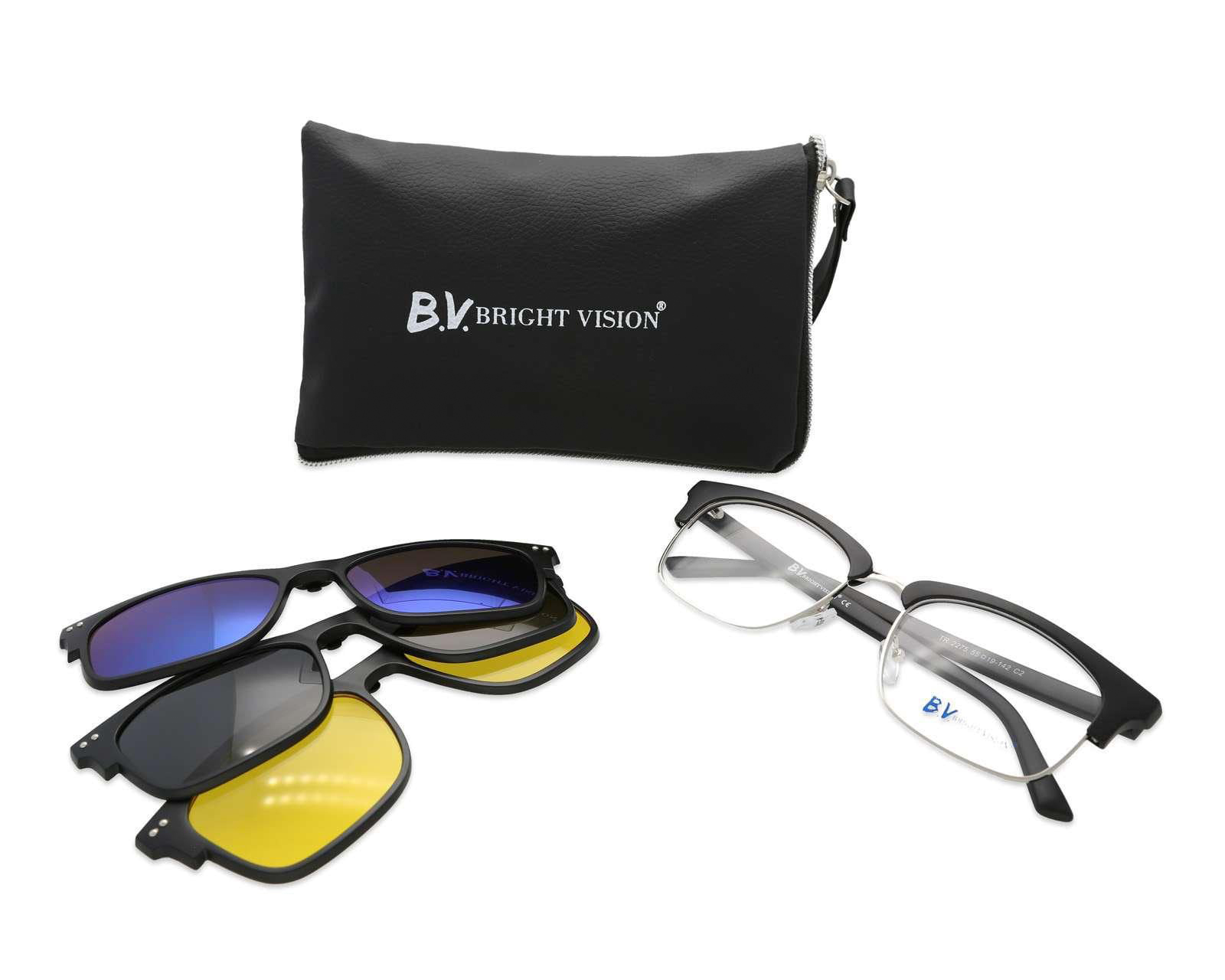 Foto 6 | Foto 6 | Armazón Oftálmico Bright Vision Cuadrados Negros