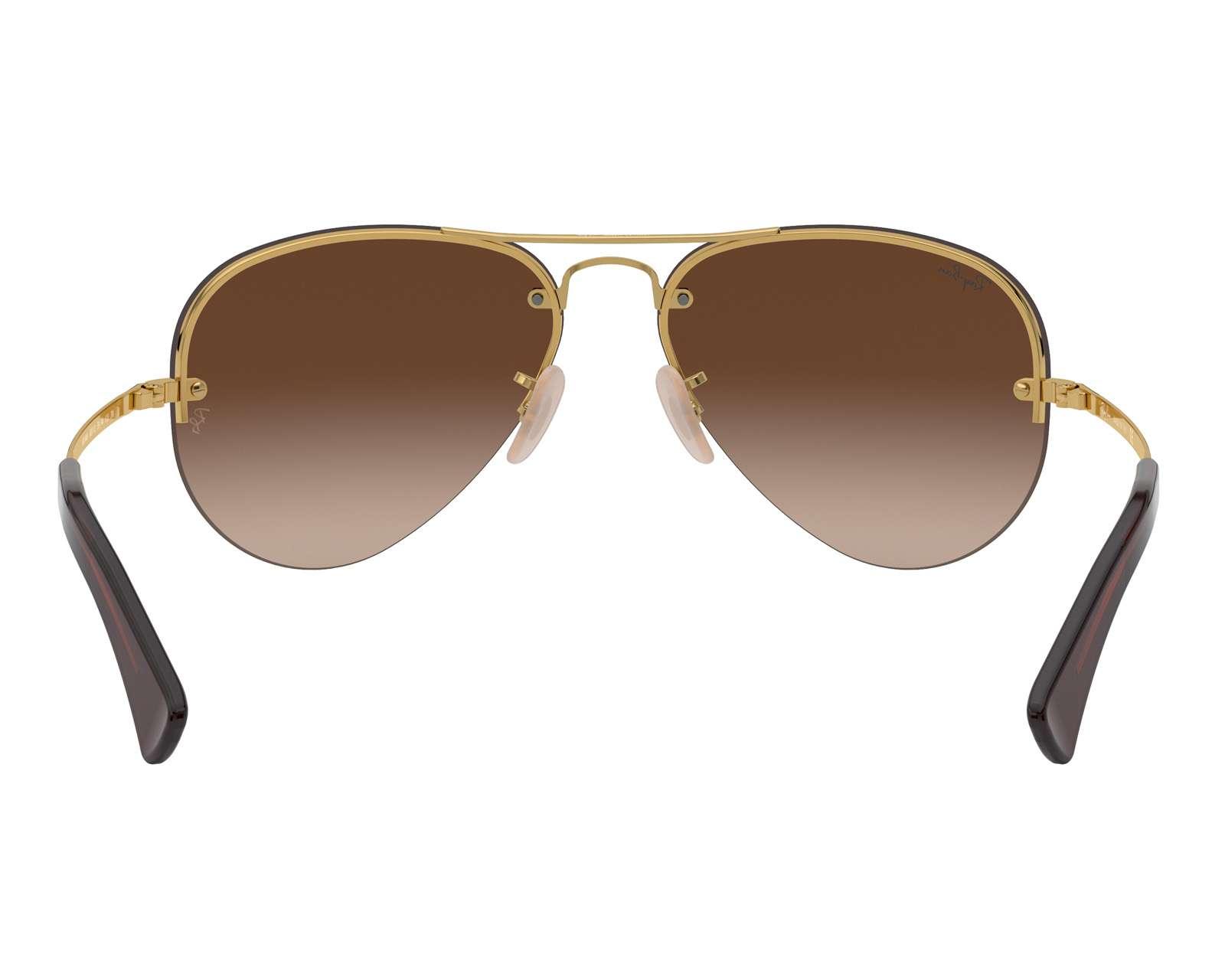Foto 6 | Foto 6 | Lentes de Sol Ray Ban Aviador Dorado