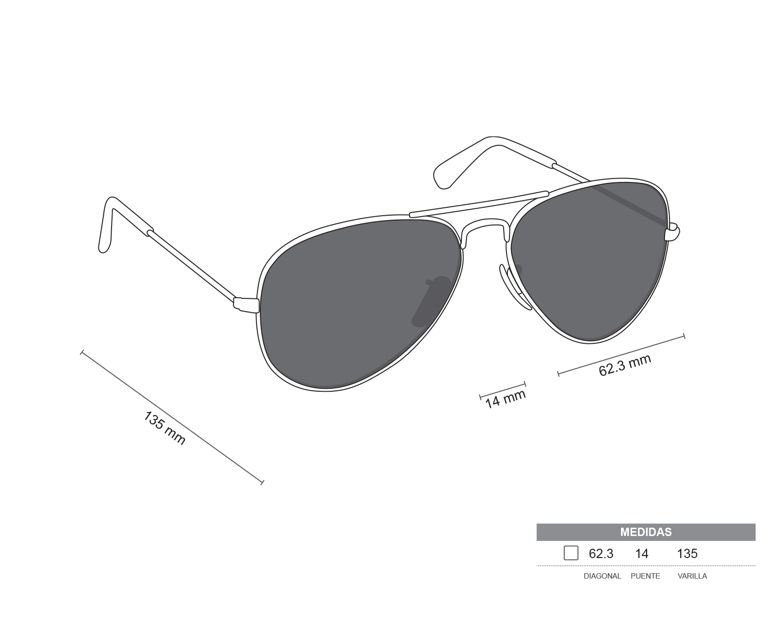 Foto 8 pulgar | Foto 7 | Lentes de Sol Ray Ban Aviador Dorado