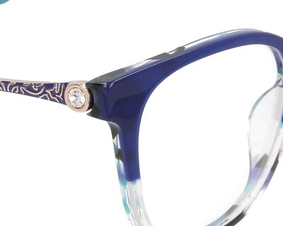 Foto 4 | Foto 4 | Armazón Oftálmico Melrose Cuadrado Azul