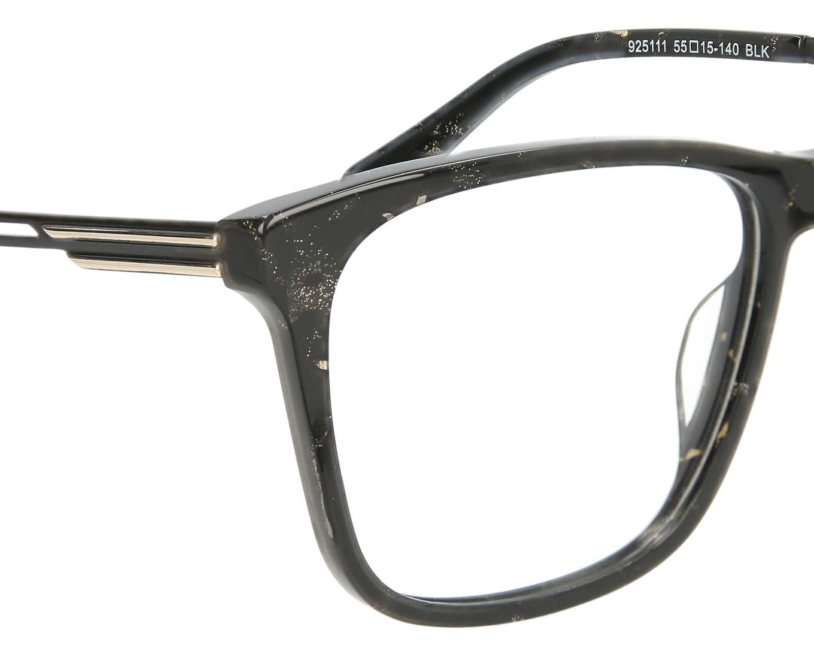 Foto 5 pulgar | Foto 4 | Armazón Oftálmico Melrose Cuadrado Negro/Dorado