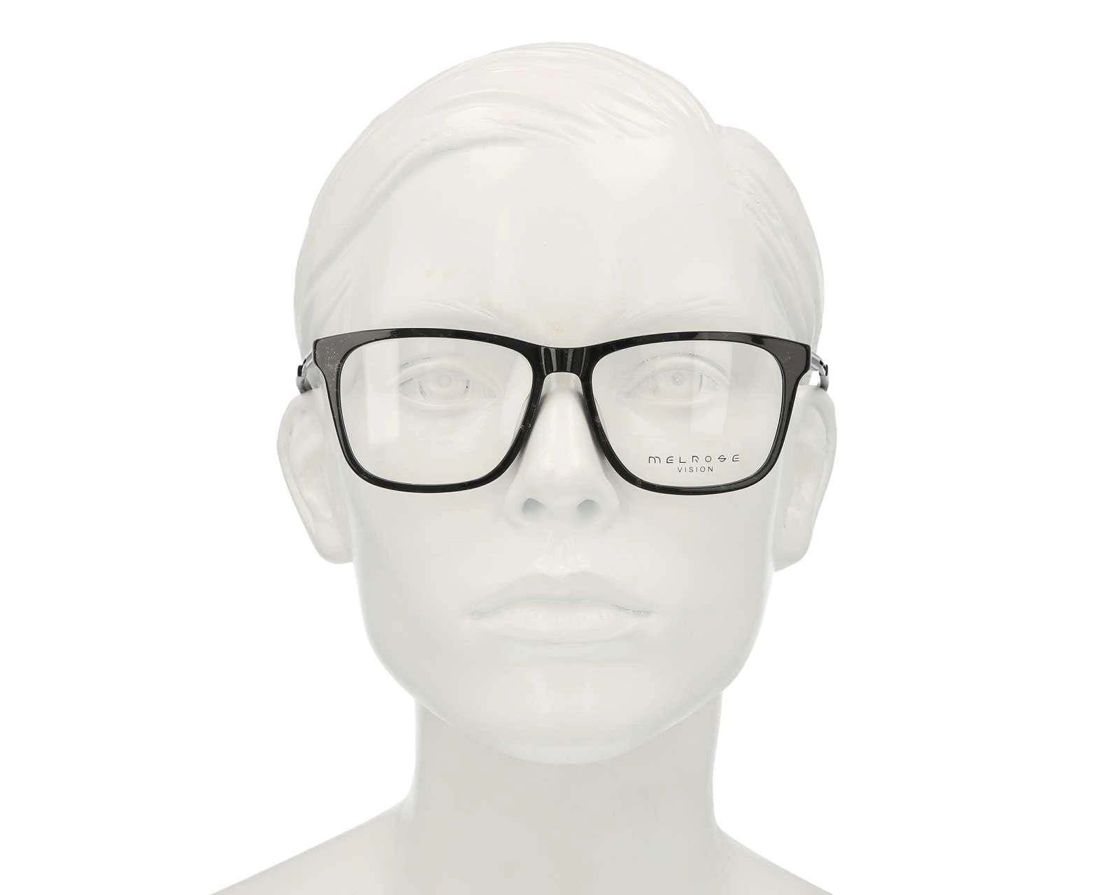 Foto 6 pulgar | Foto 5 | Armazón Oftálmico Melrose Cuadrado Negro/Dorado