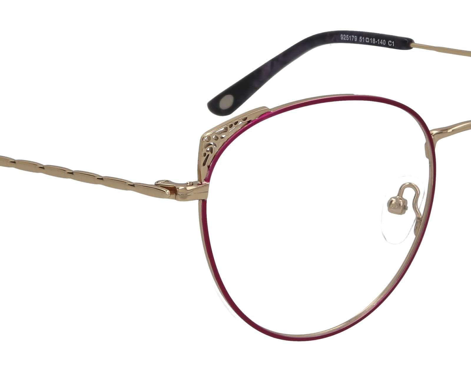 Foto 5 pulgar | Foto 4 | Armazón Oftálmico Melrose Cat Eye Morado/Dorado