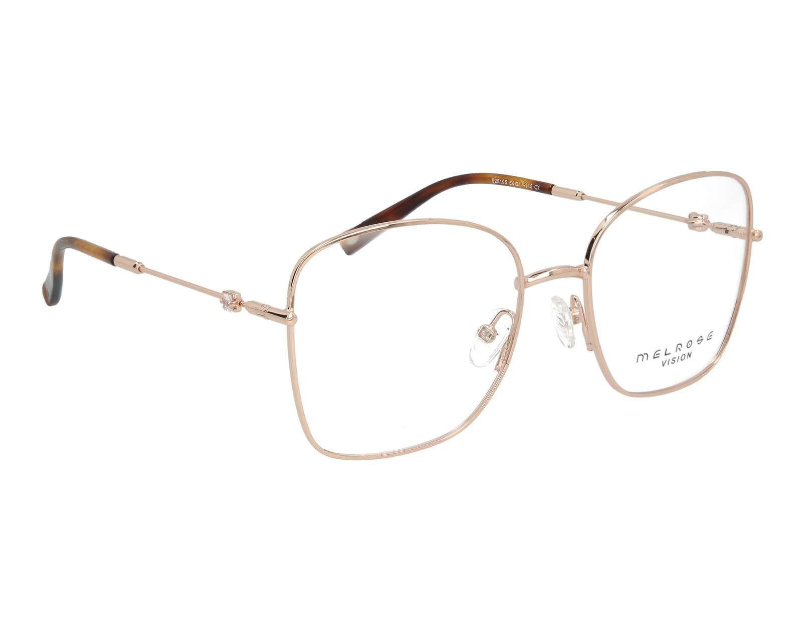 Armazón Oftálmico Melrose Cuadrado Dorado