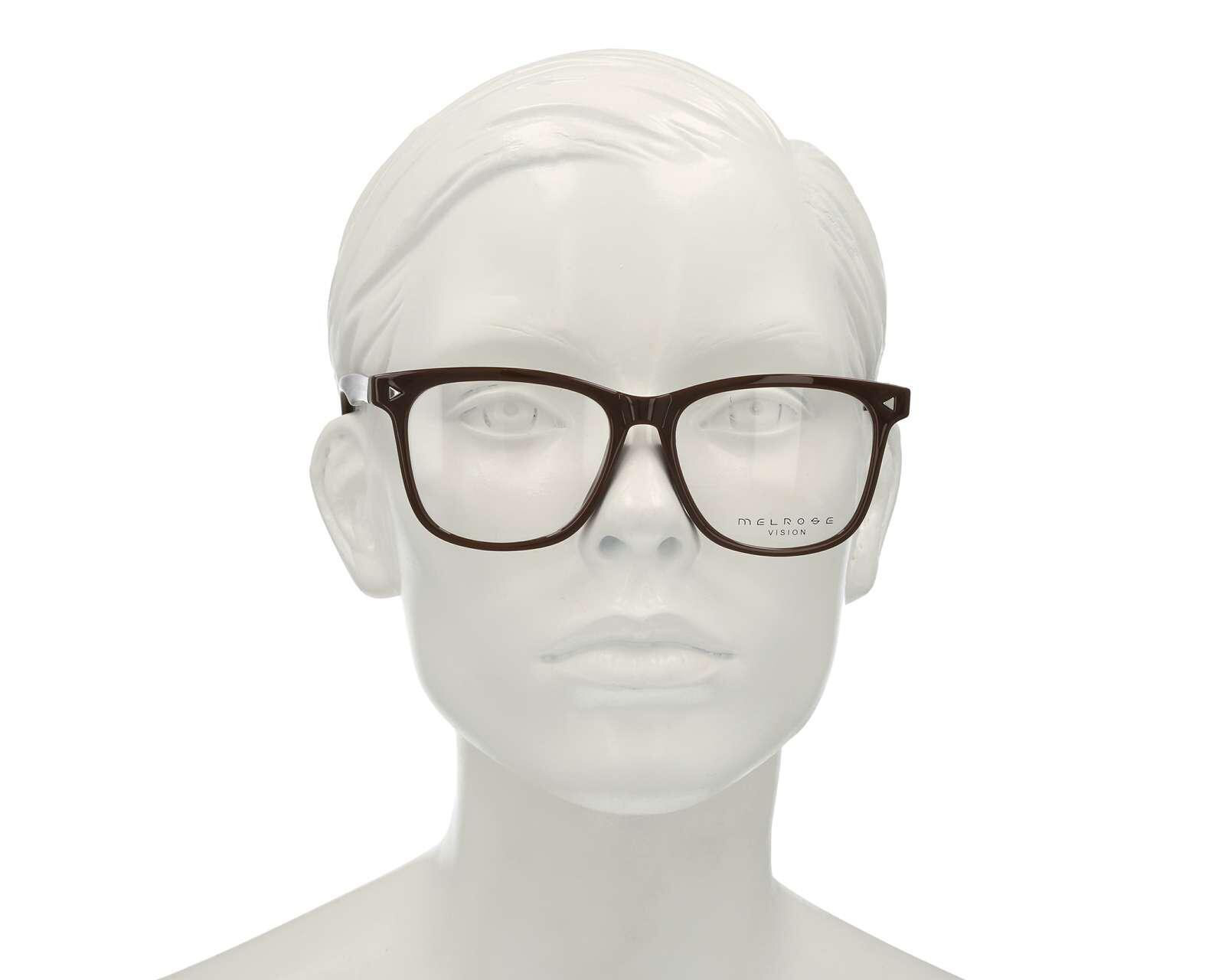 Foto 5 | Foto 5 | Armazón Oftálmico Melrose Cuadrados Cafés