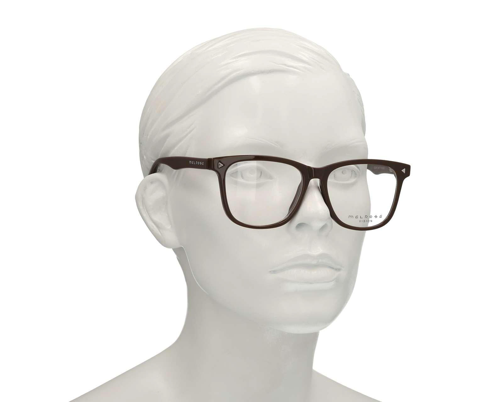 Foto 7 pulgar | Foto 6 | Armazón Oftálmico Melrose Cuadrados Cafés