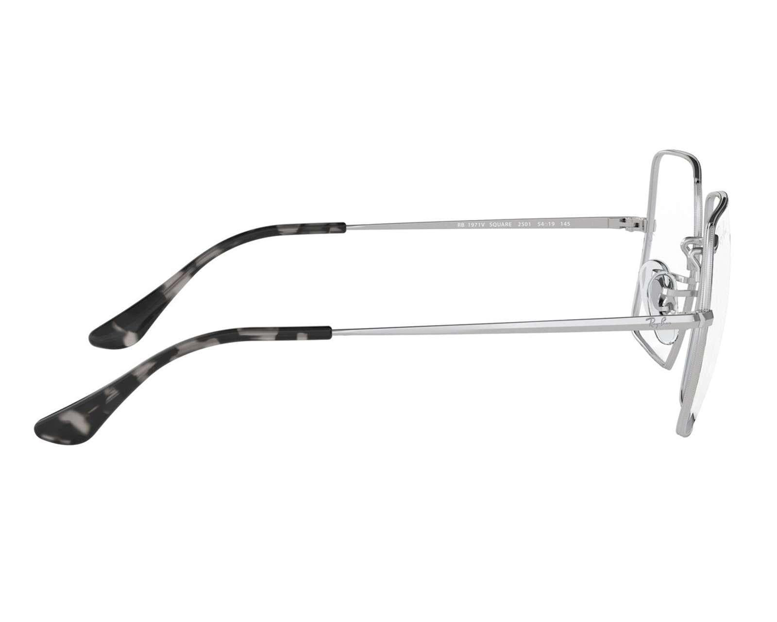Foto 3 | Foto 3 | Armazón Oftálmico Ray-Ban Cuadrado Plateado