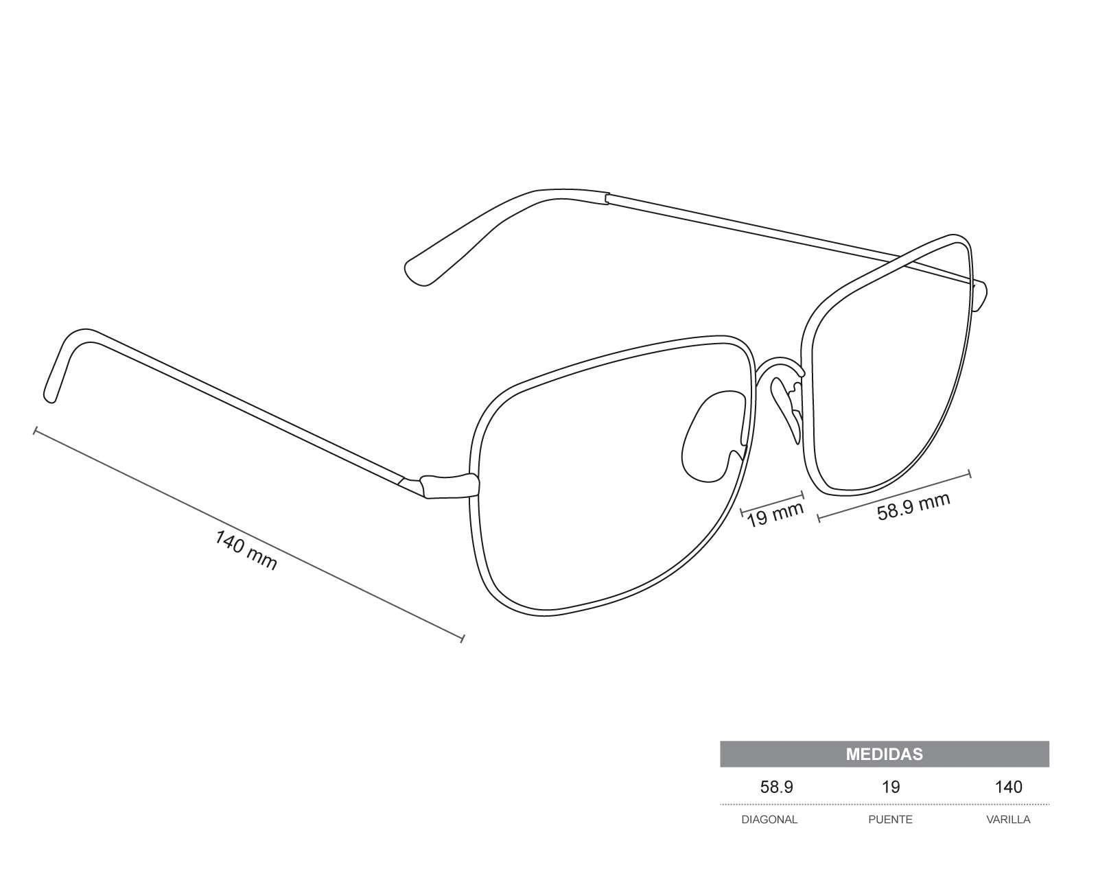 Foto 5 | Foto 5 | Armazón Oftálmico Ray-Ban Cuadrado Plateado