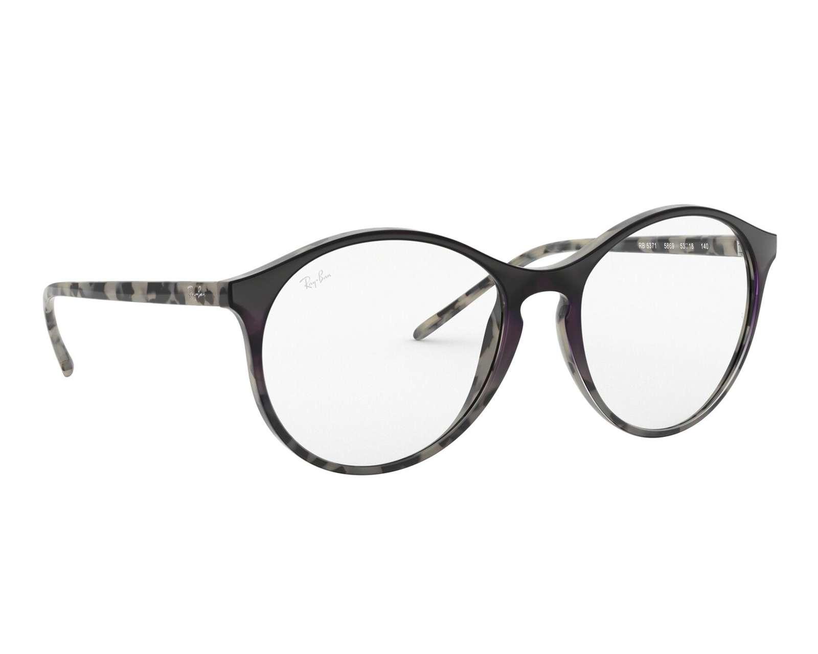 Armazón Oftálmico Ray Ban Redondo Negro