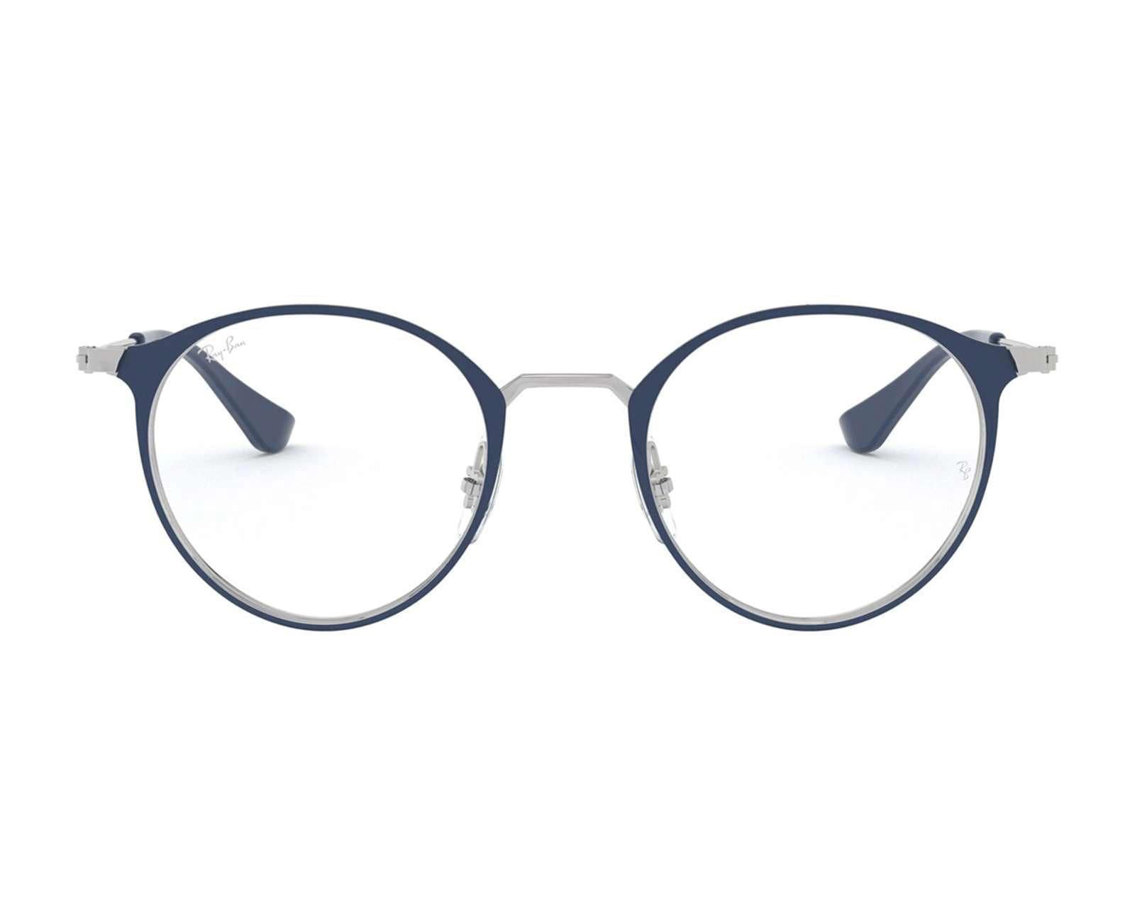Foto 3 pulgar | Foto 2 | Armazón Oftálmico Ray Ban Redondos color Azul
