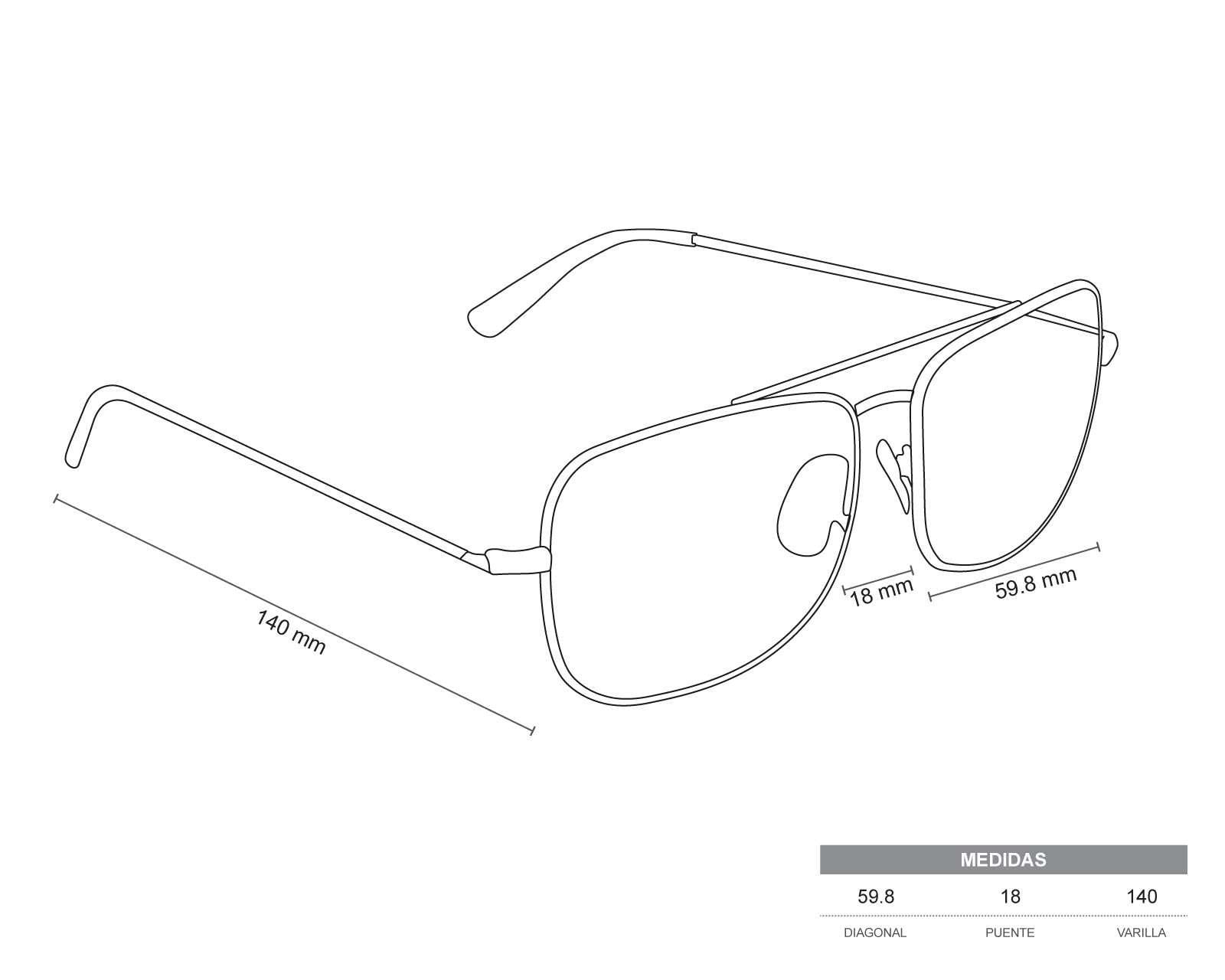 Foto 5 | Foto 7 | Armazón Oftálmico Ray-Ban Rectangular Dorado