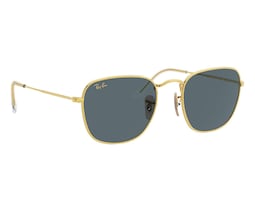 Lentes de Sol Unisex Ray-Ban Frank 0RB3857 9196R551 Azul y Dorado