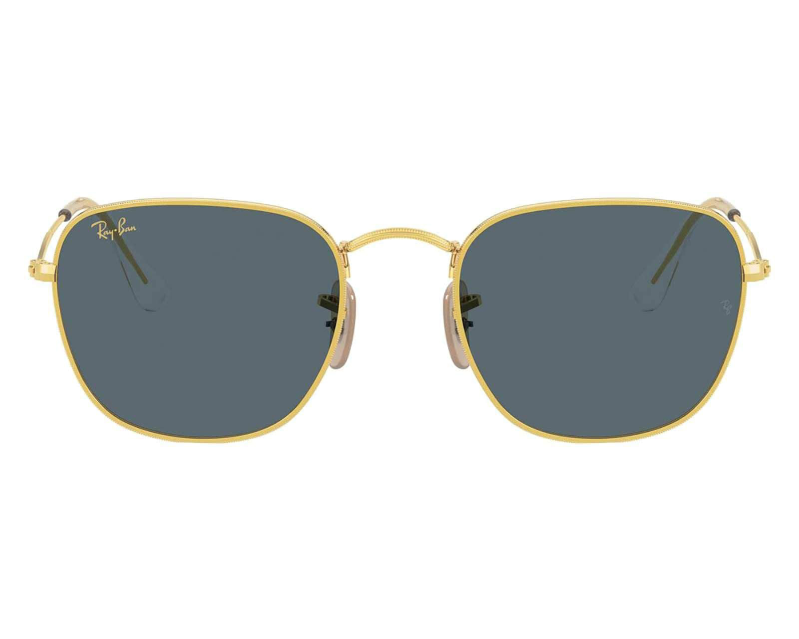 Foto 3 pulgar | Foto 2 | Lentes de Sol Unisex Ray-Ban Frank 0RB3857 9196R551 Azul y Dorado