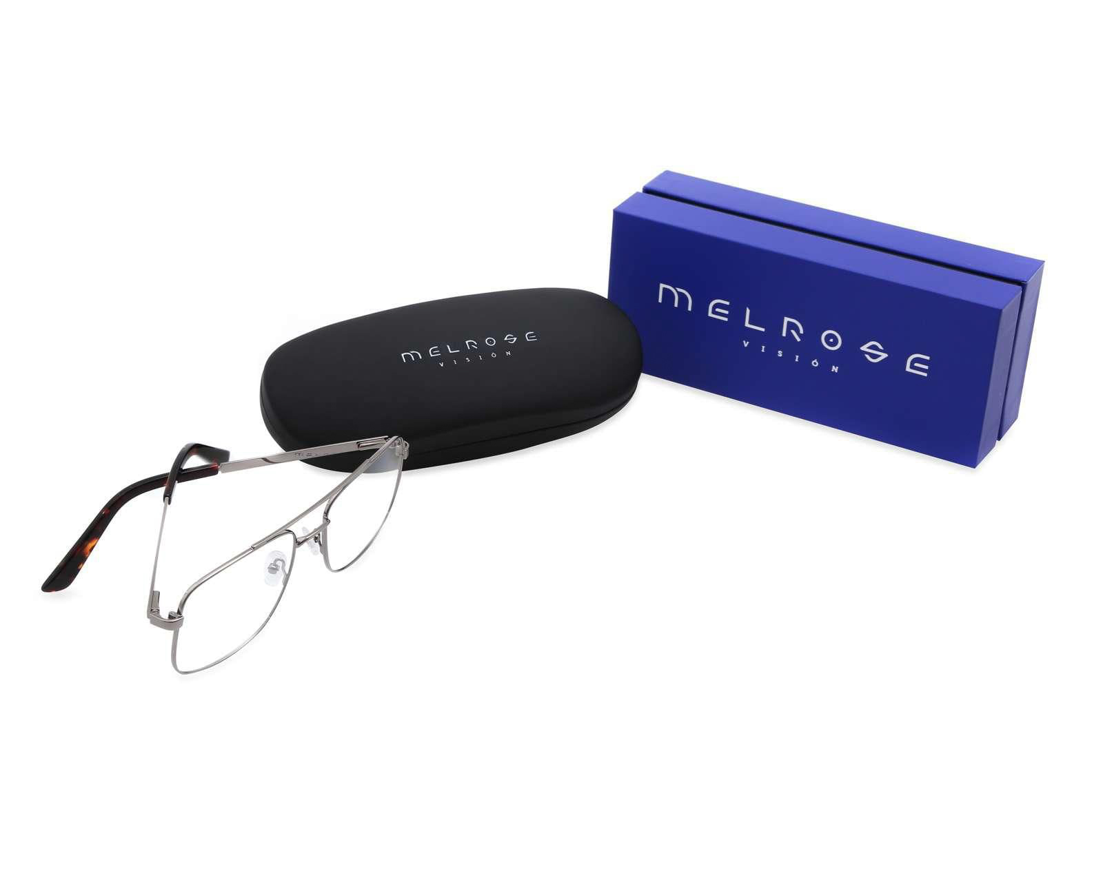 Foto 5 | Foto 5 | Armazón Oftálmico Melrose Cuadrado Plateado