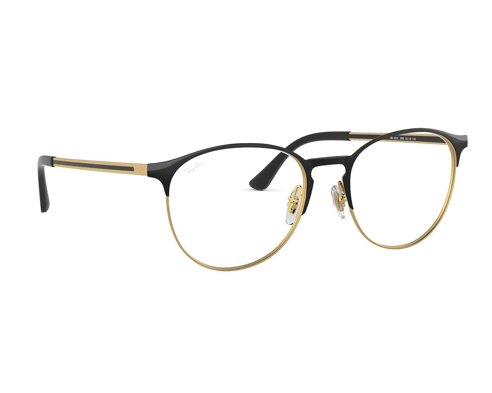 Armazón Oftálmico Ray-Ban Redondos Negros