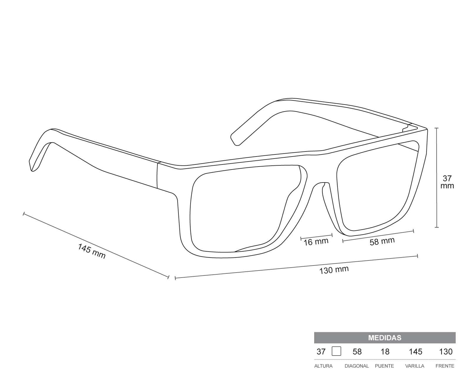 Foto 5 | Foto 5 | Armazón Oftálmico Ray-Ban Cuadrado Negro