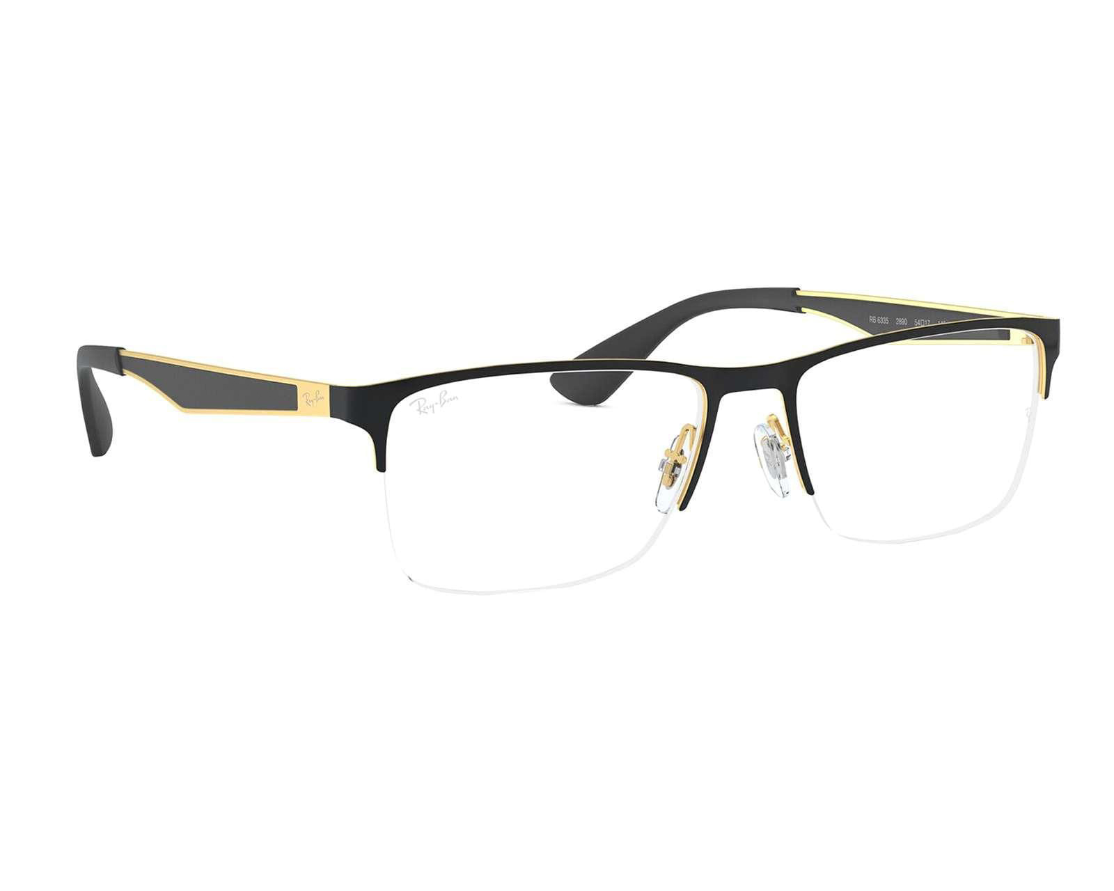 Foto 1 | Foto 1 | Armazón Oftálmico Ray-Ban Rectangulares Negros