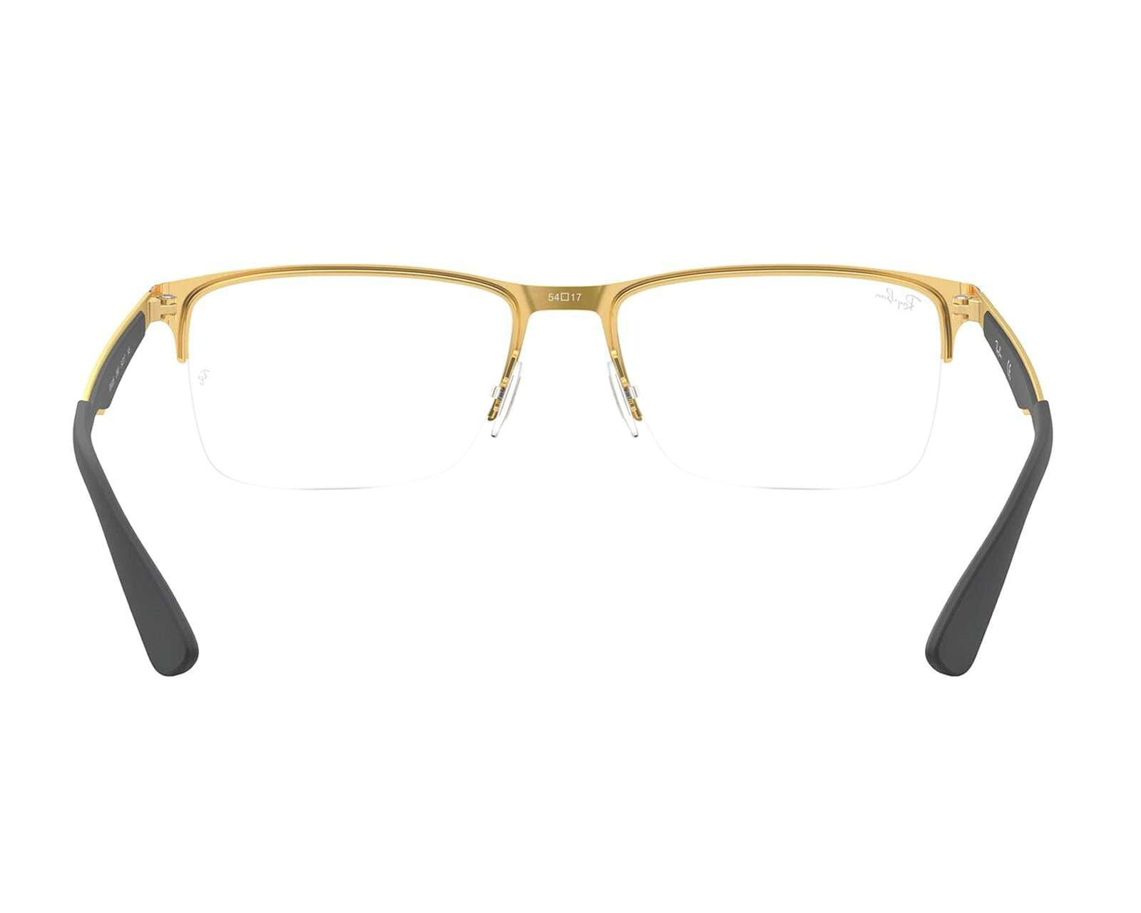 Foto 5 pulgar | Foto 4 | Armazón Oftálmico Ray-Ban Rectangulares Negros