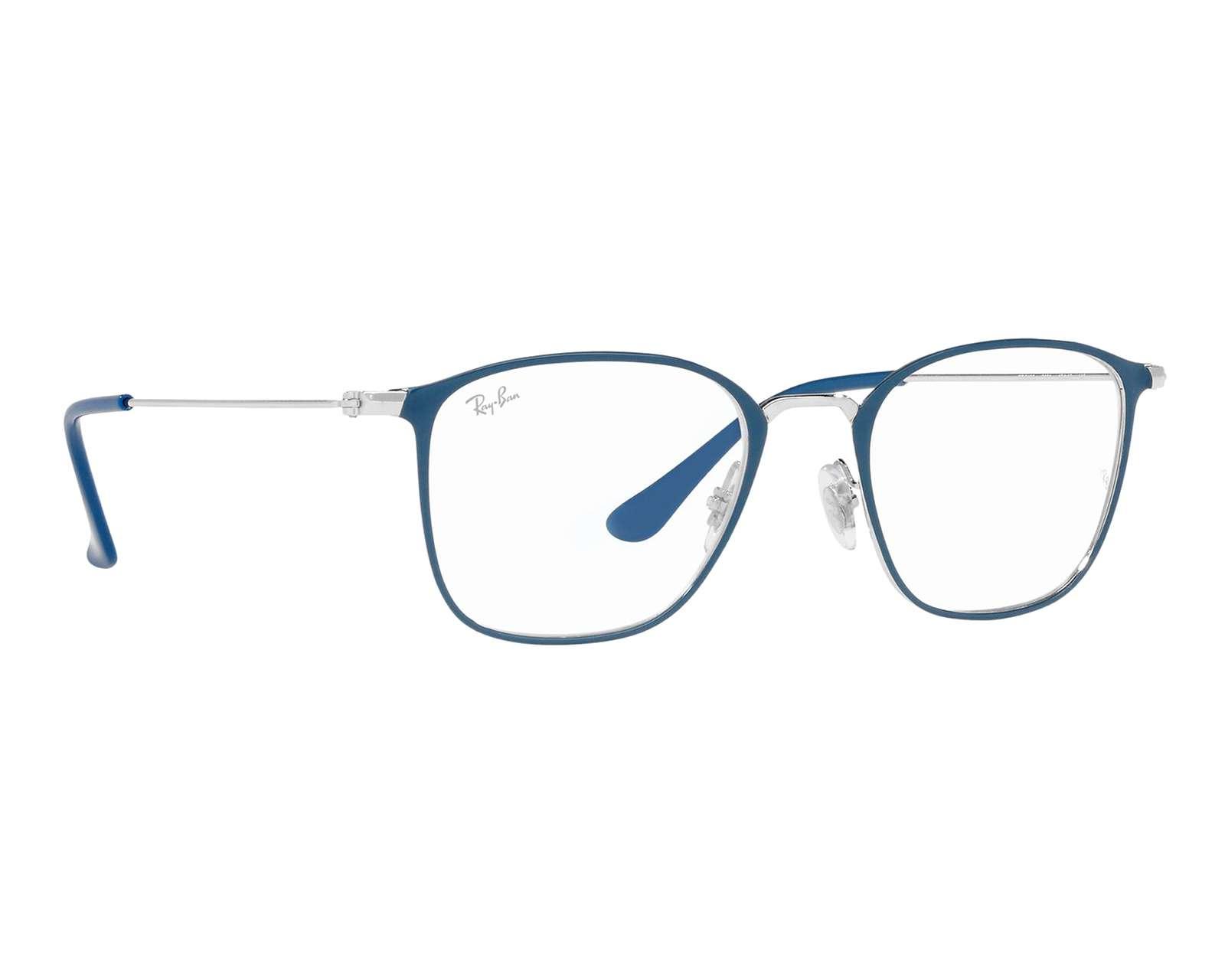 Armazón Oftálmico Ray-Ban Cuadrados Azules