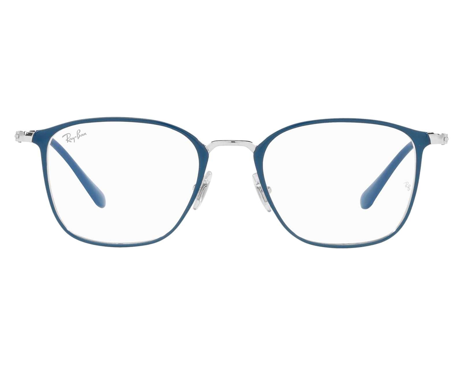 Foto 3 pulgar | Foto 2 | Armazón Oftálmico Ray-Ban Cuadrados Azules