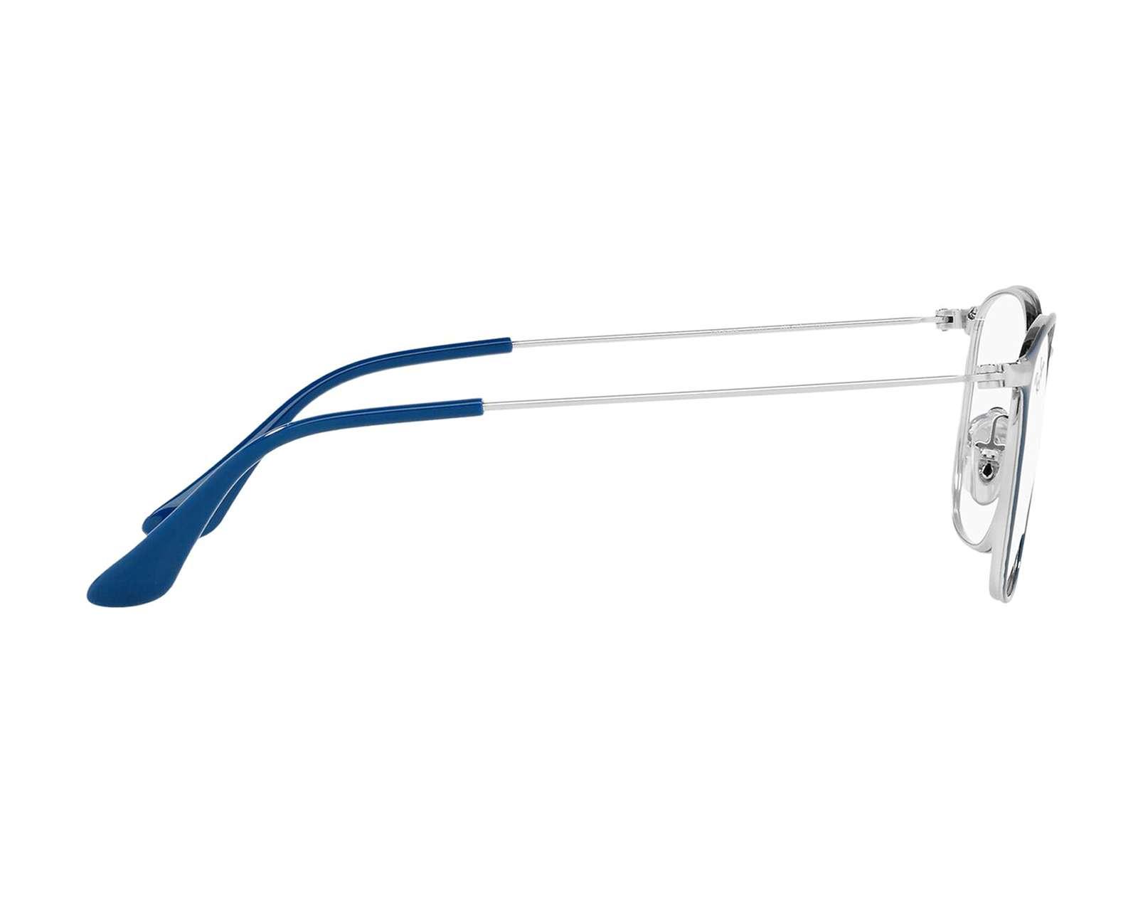 Foto 4 pulgar | Foto 3 | Armazón Oftálmico Ray-Ban Cuadrados Azules