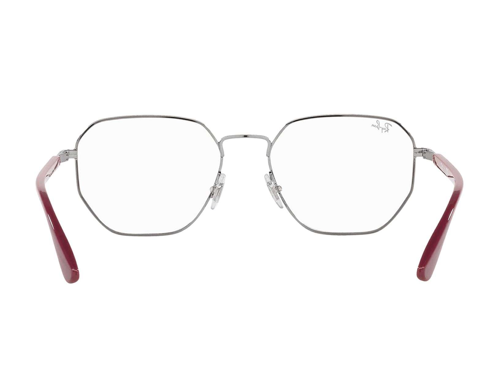 Foto 5 pulgar | Foto 4 | Armazón Oftálmico Ray-Ban Hexagonales Plateados