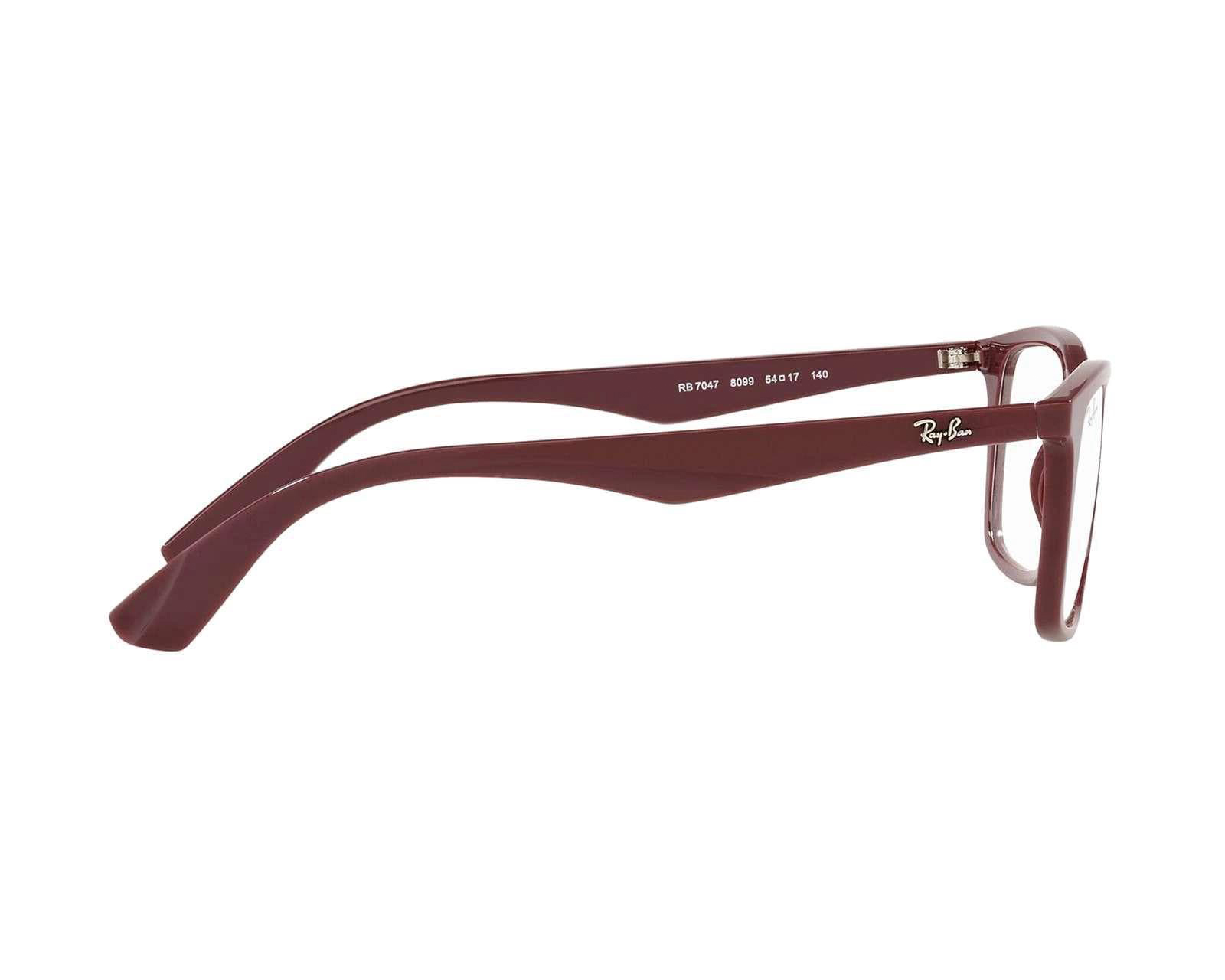 Foto 4 pulgar | Foto 3 | Armazón Oftálmico Ray-Ban Rectangulares Rojos