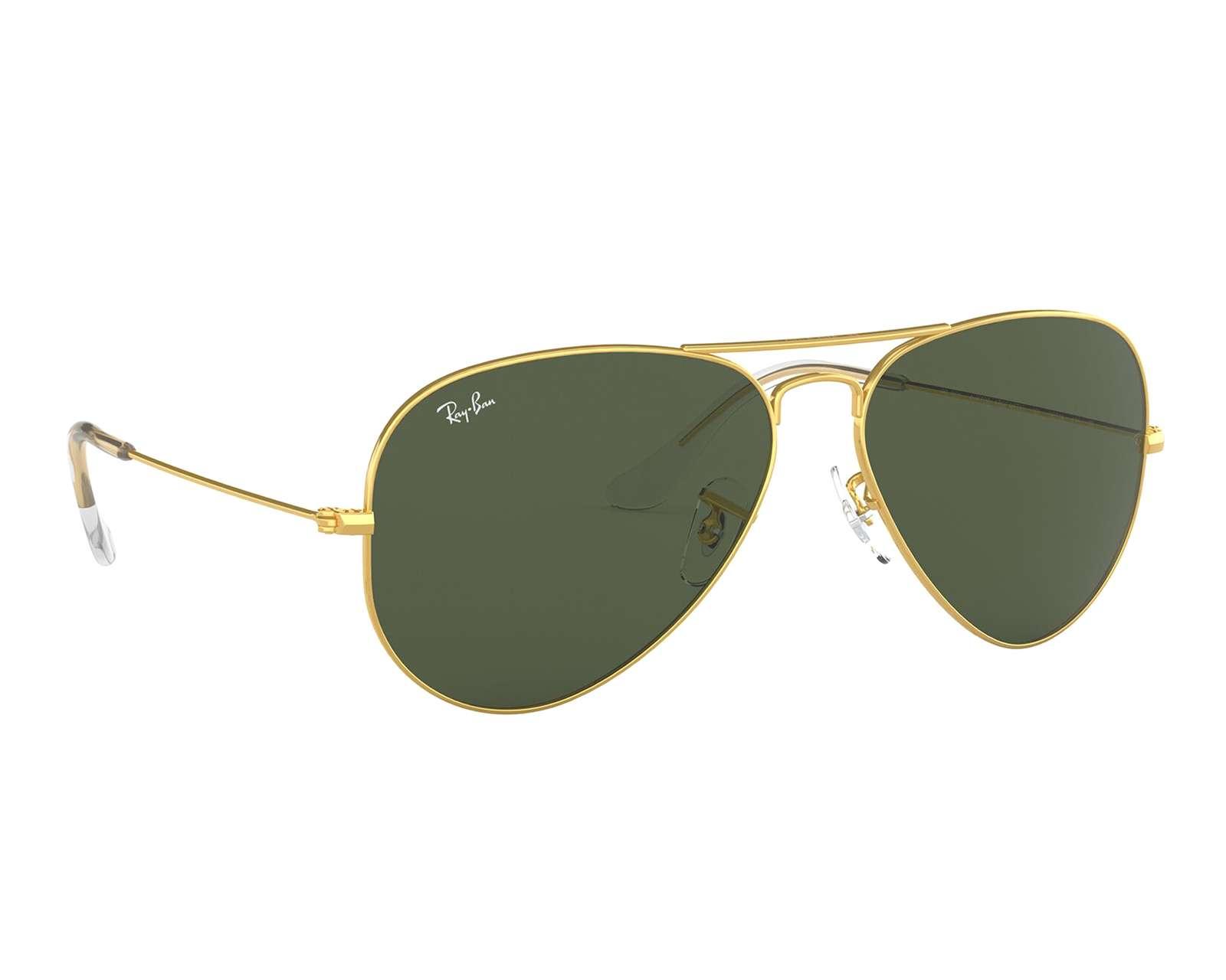 Foto 2 pulgar | Foto 1 | Lentes de Sol Ray Ban Aviador Icons Dorados